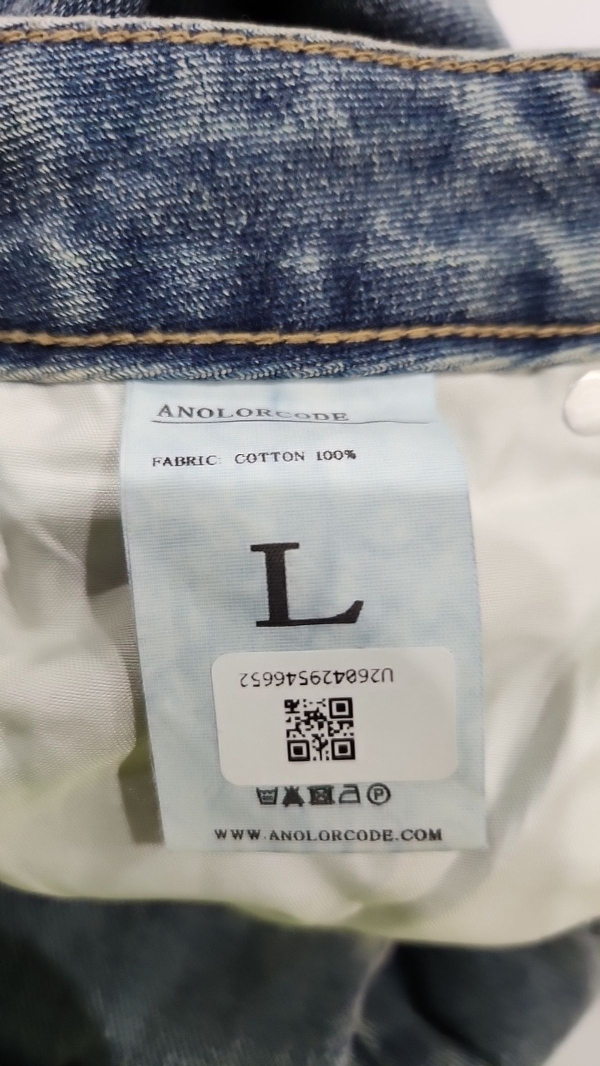 어널러코드(ANOLORCODE) 청/데님 팬츠 L