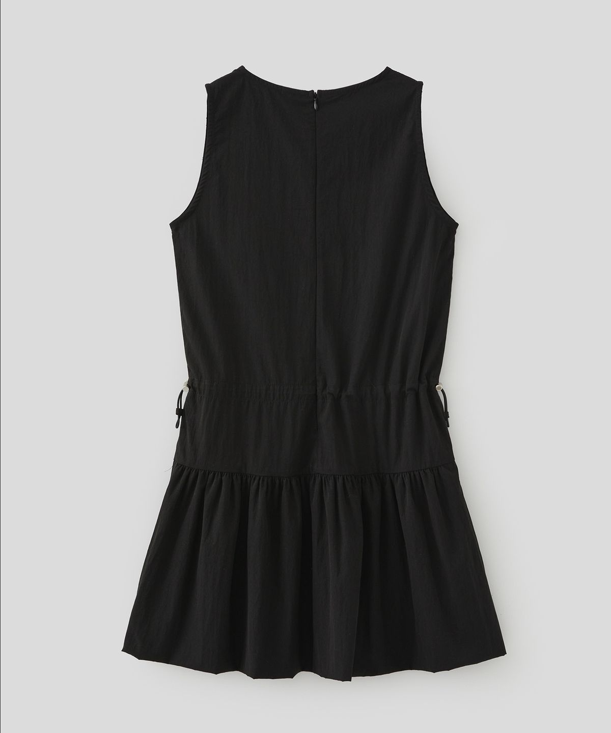 로우넬라인(LOW NELLINE) SENA NYLON STRING DRESS_BLACK