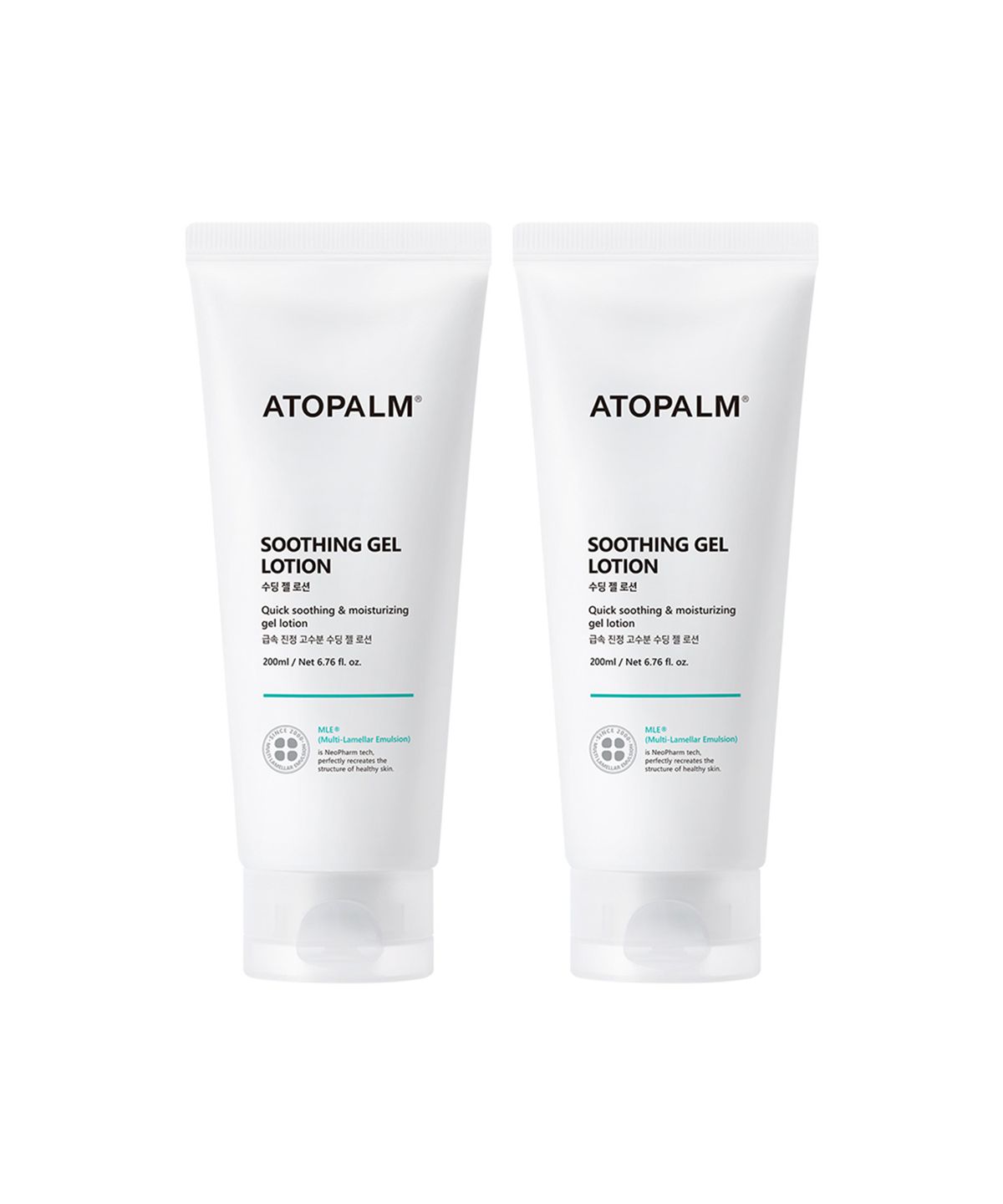 아토팜(ATOPALM) 수딩 젤 로션 200ML X 2개