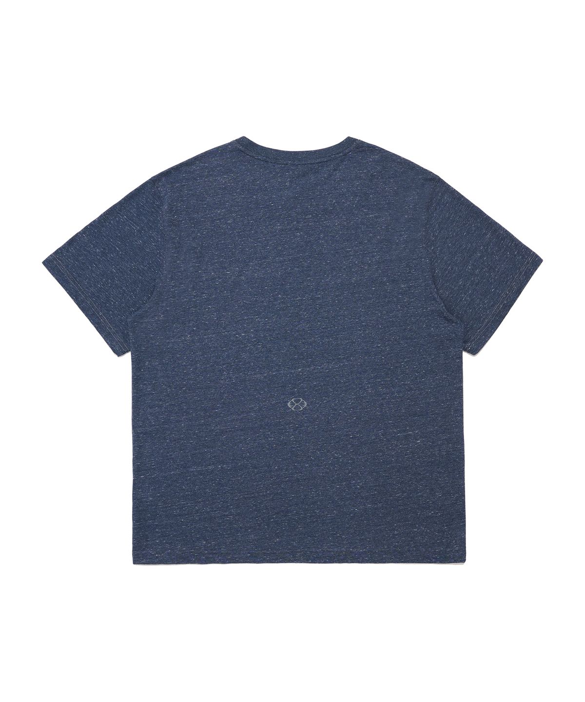 논타입(NONTYPE) CREDIT TEXT ROLL TEE (MELANGE NAVY)