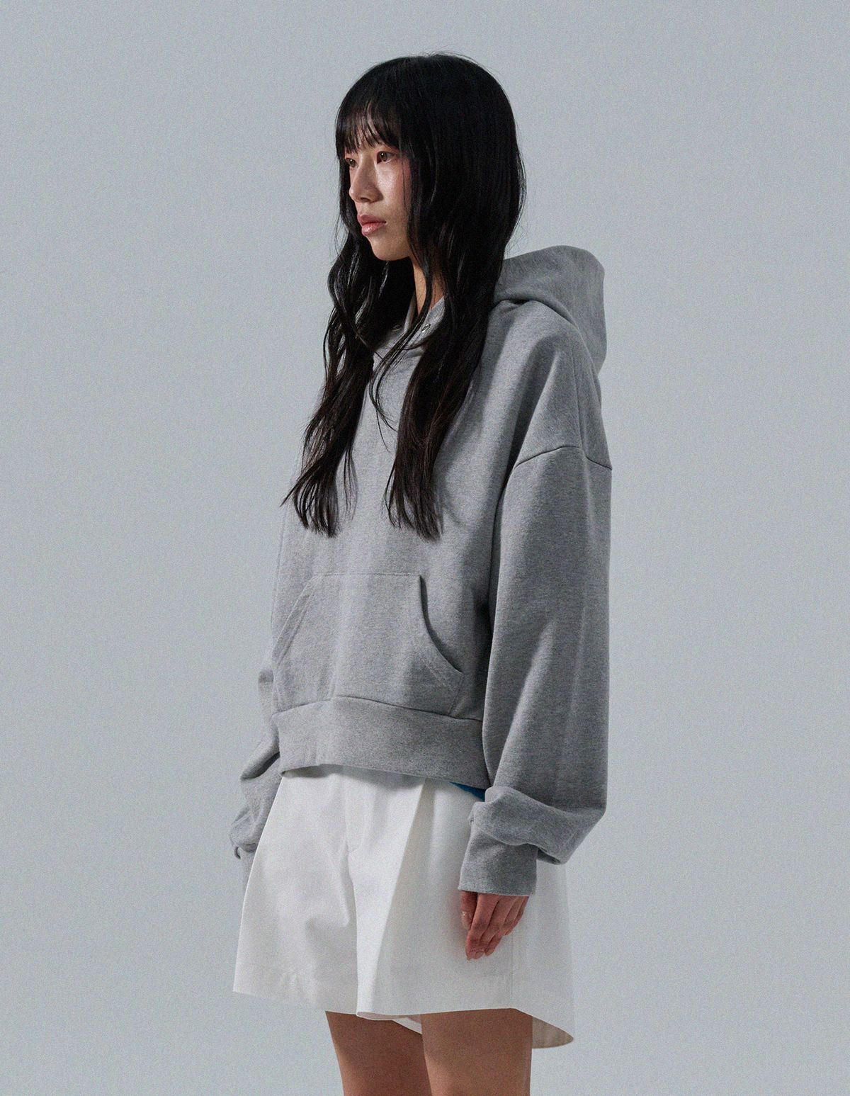 네일비(NEILBE) 임밸런스 스웻후디 lava gray