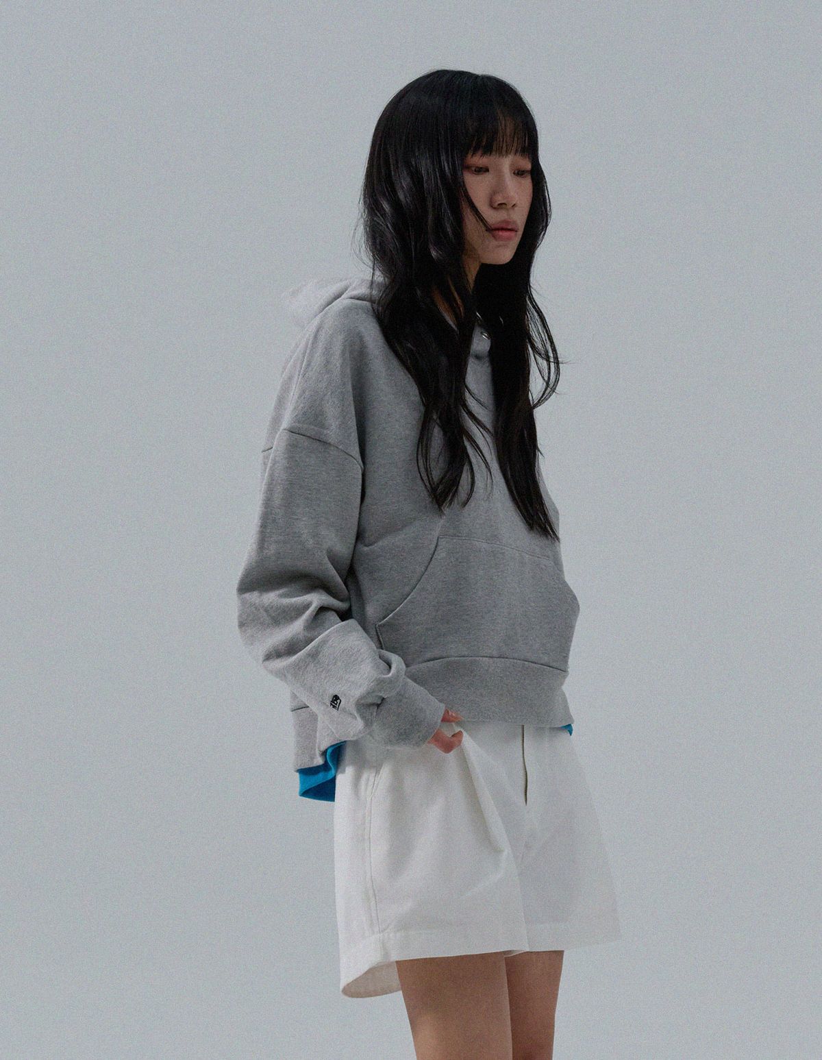 네일비(NEILBE) 임밸런스 스웻후디 lava gray