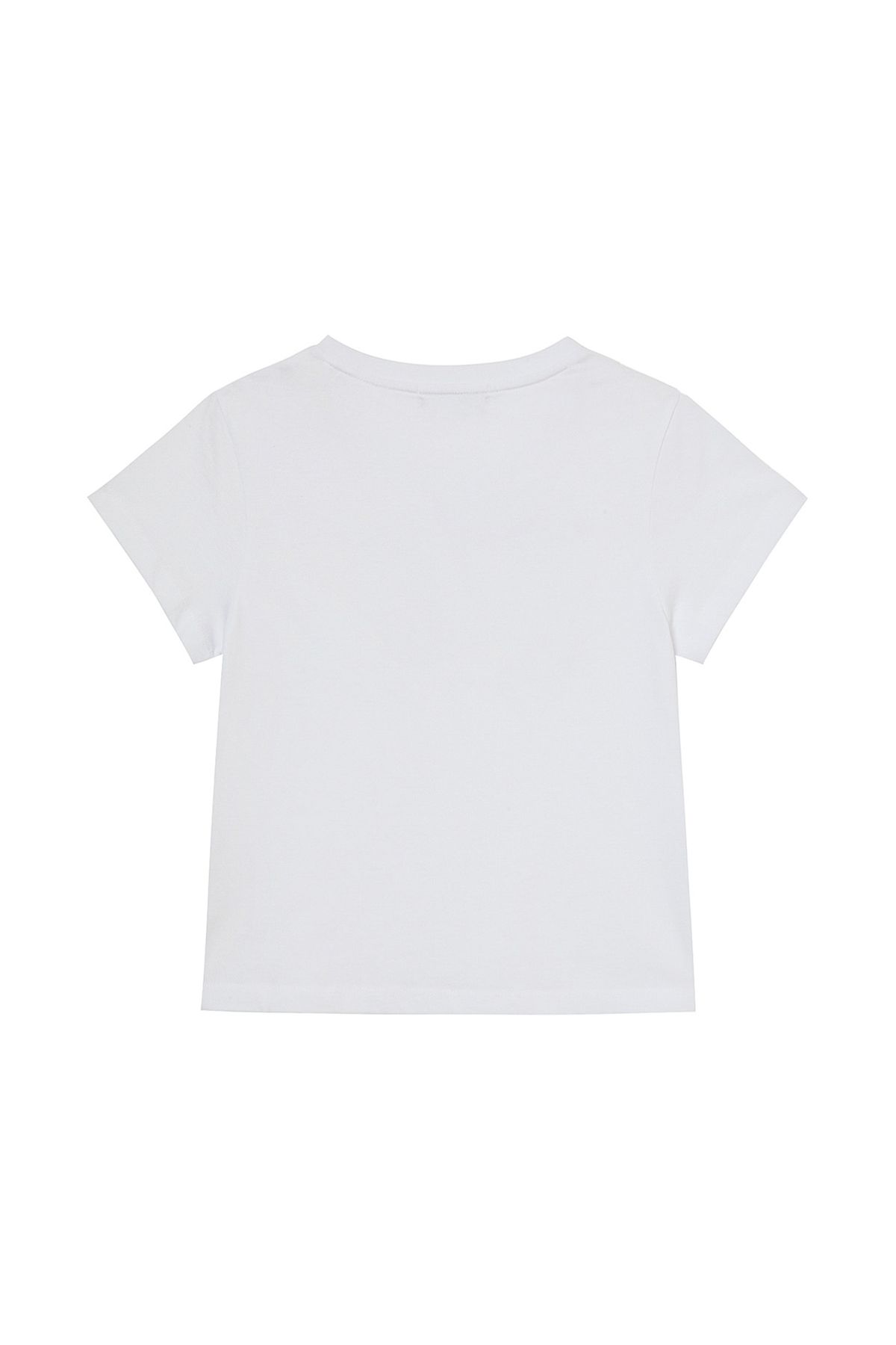 다이닛(DEINET) NEEDLE POINT T-SHIRT IN WHITE
