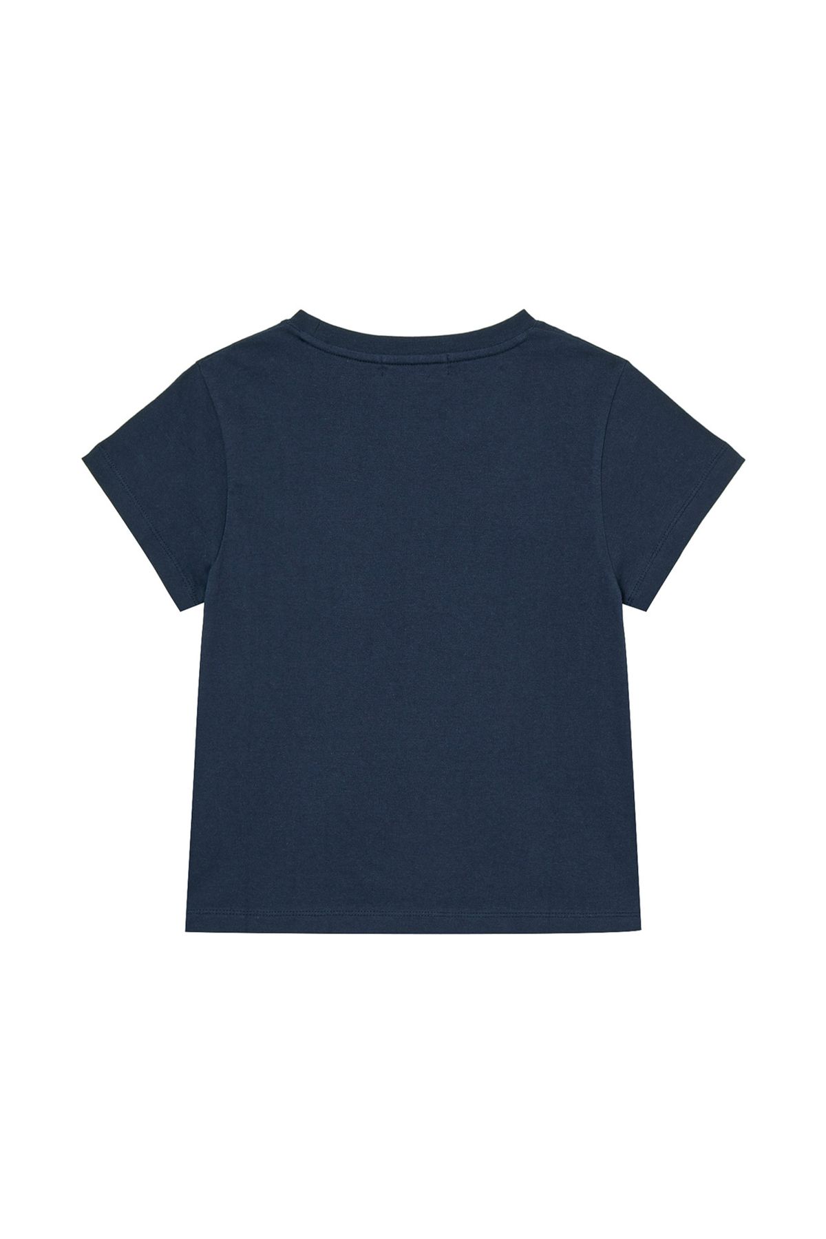 다이닛(DEINET) NEEDLE POINT T-SHIRT IN NAVY