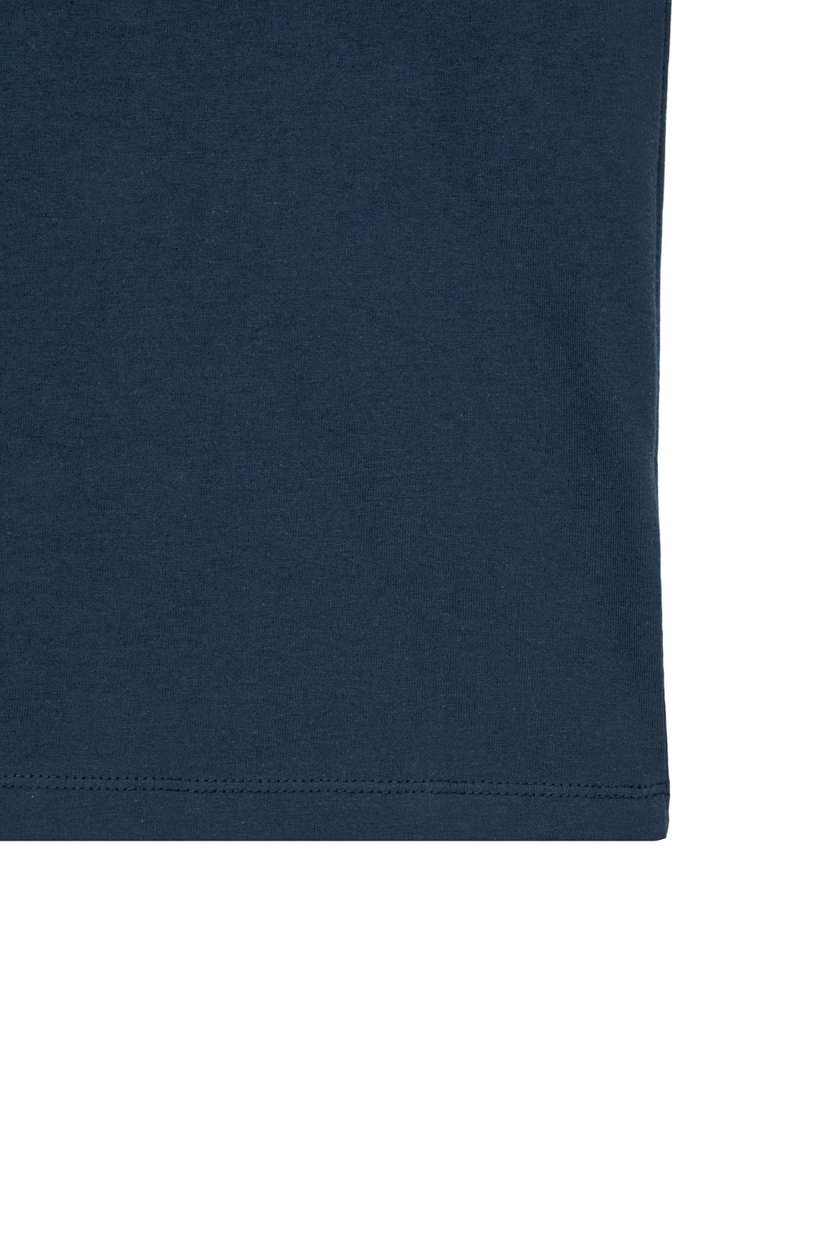 다이닛(DEINET) NEEDLE POINT T-SHIRT IN NAVY