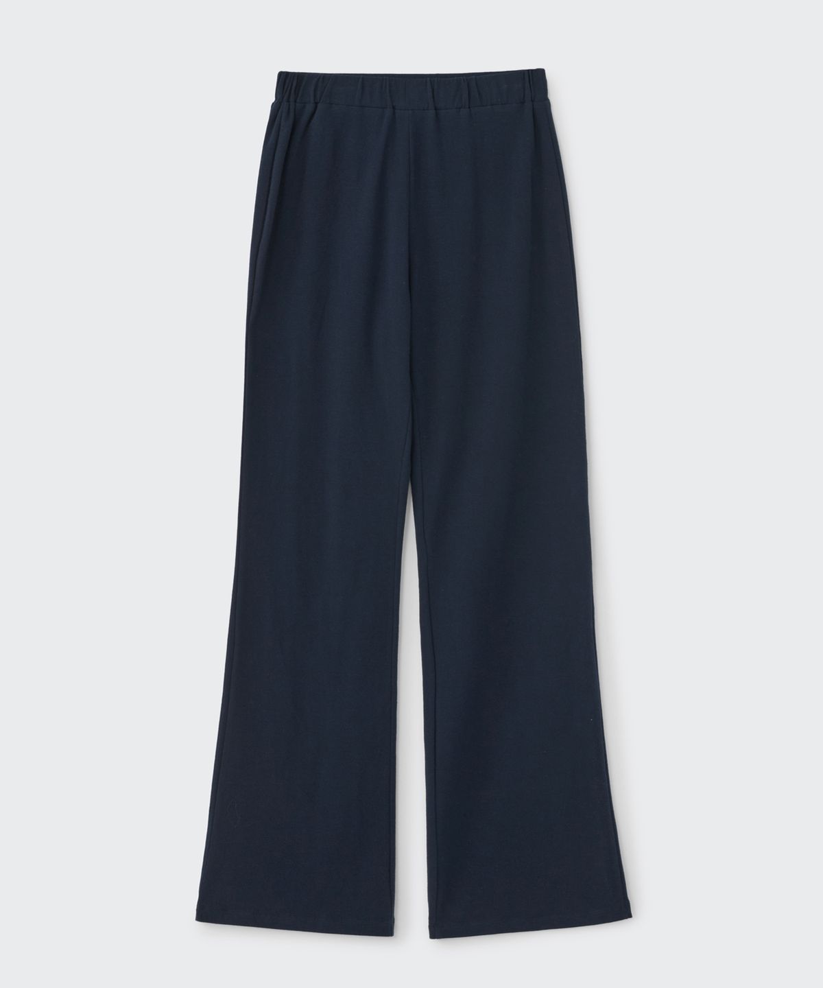 코스모스(COSMOSS) SOFT LAYERED FLARE PANTS (DEEP NAVY)