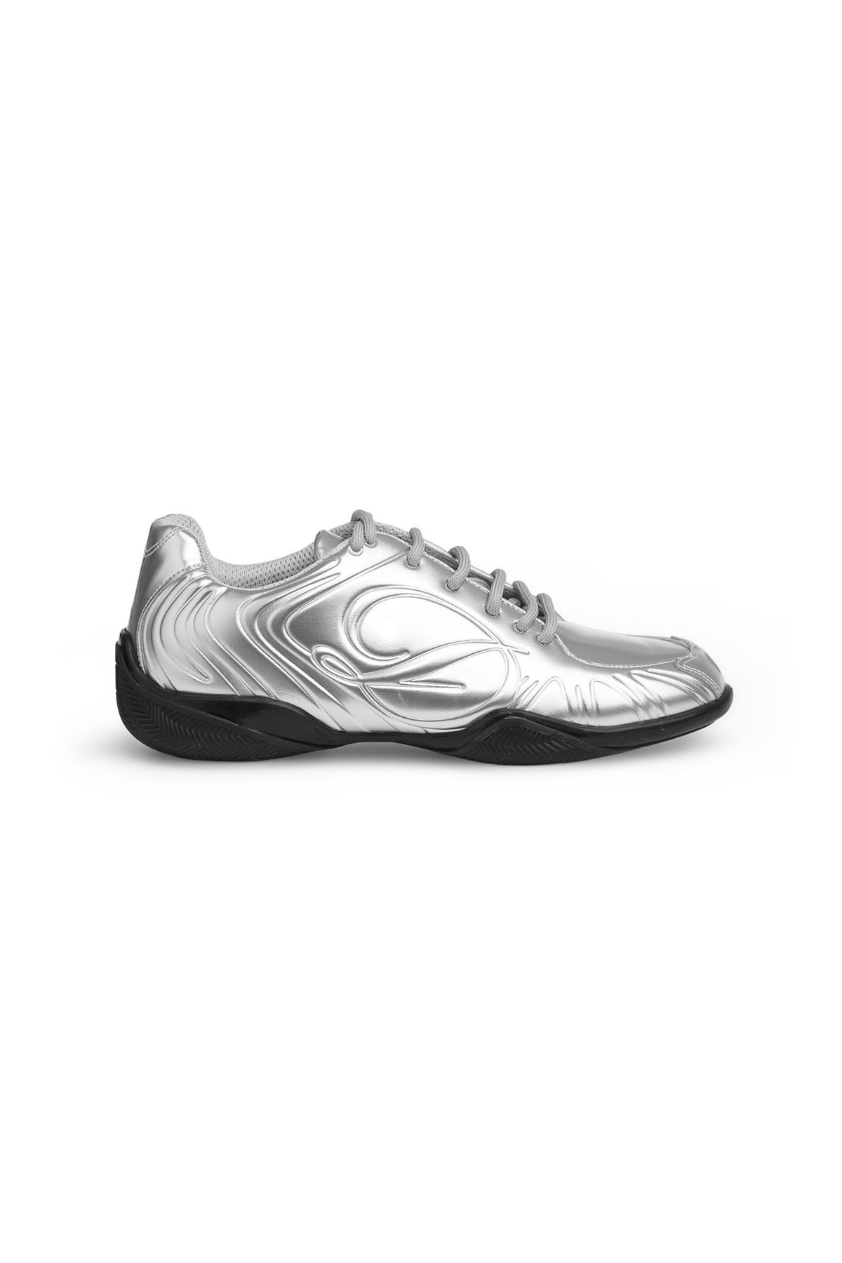 다이닛(DEINET) ESSENTIAL D LOGO SNEAKERS IN SILVER
