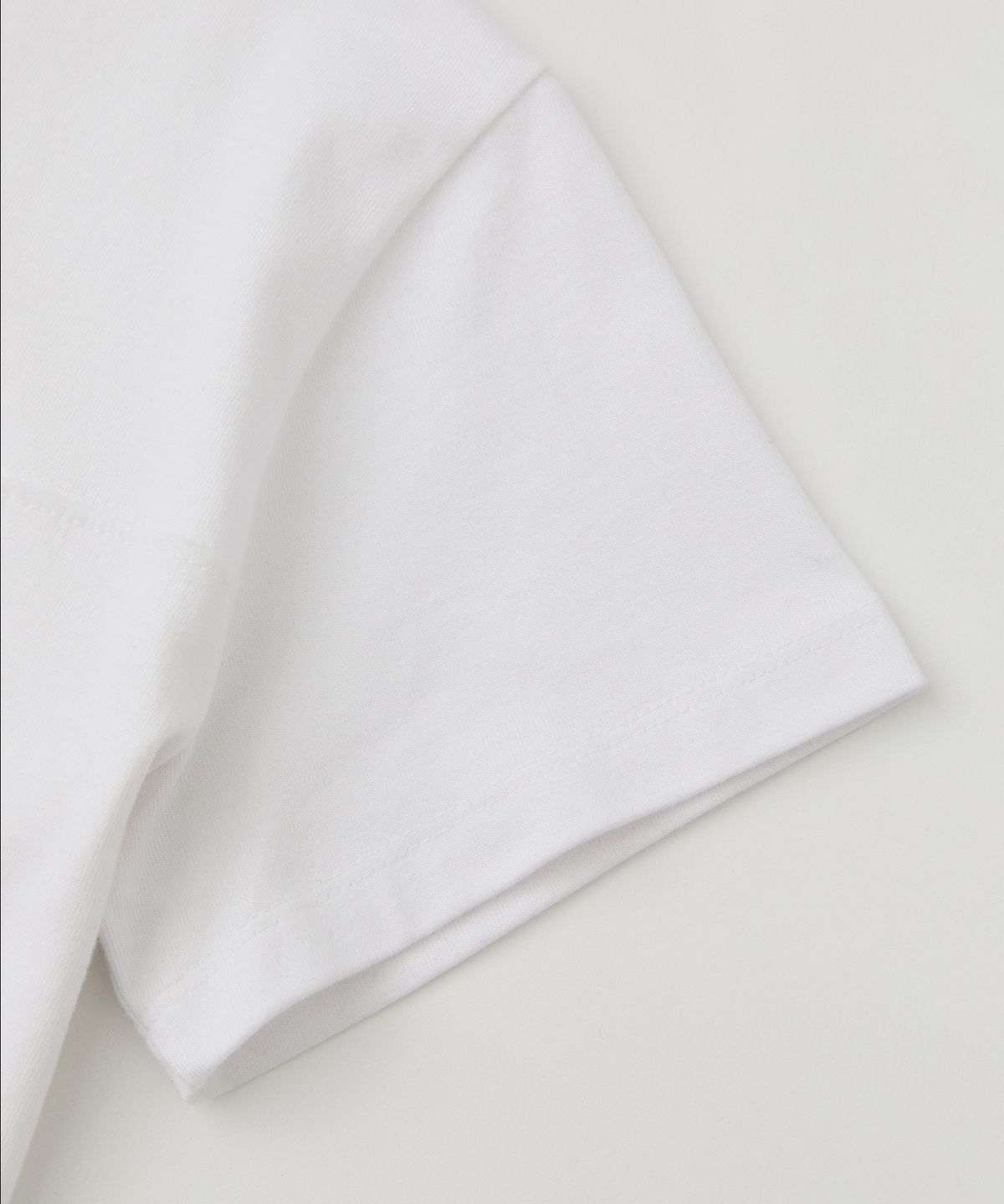로우넬라인(LOW NELLINE) LOW INCISION COTTON T-SHIRT_WHITE
