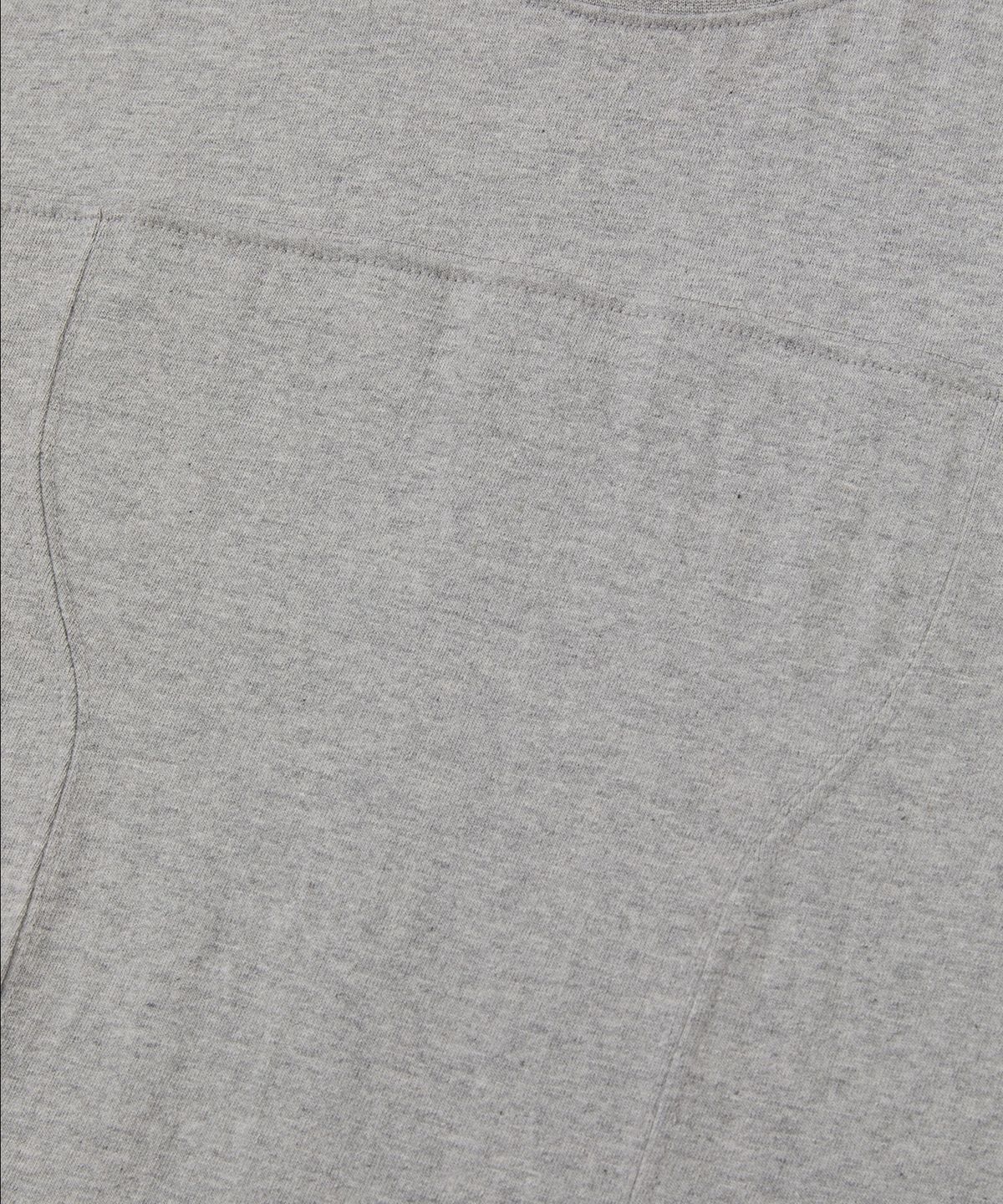 로우넬라인(LOW NELLINE) LOW INCISION COTTON T-SHIRT_GRAY