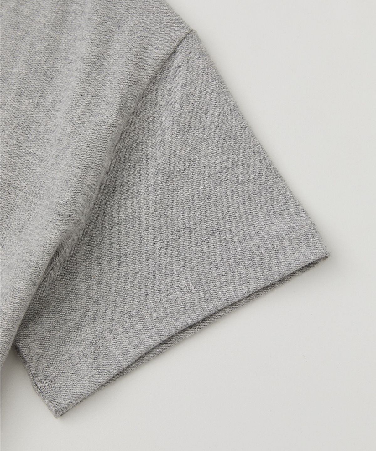 로우넬라인(LOW NELLINE) LOW INCISION COTTON T-SHIRT_GRAY
