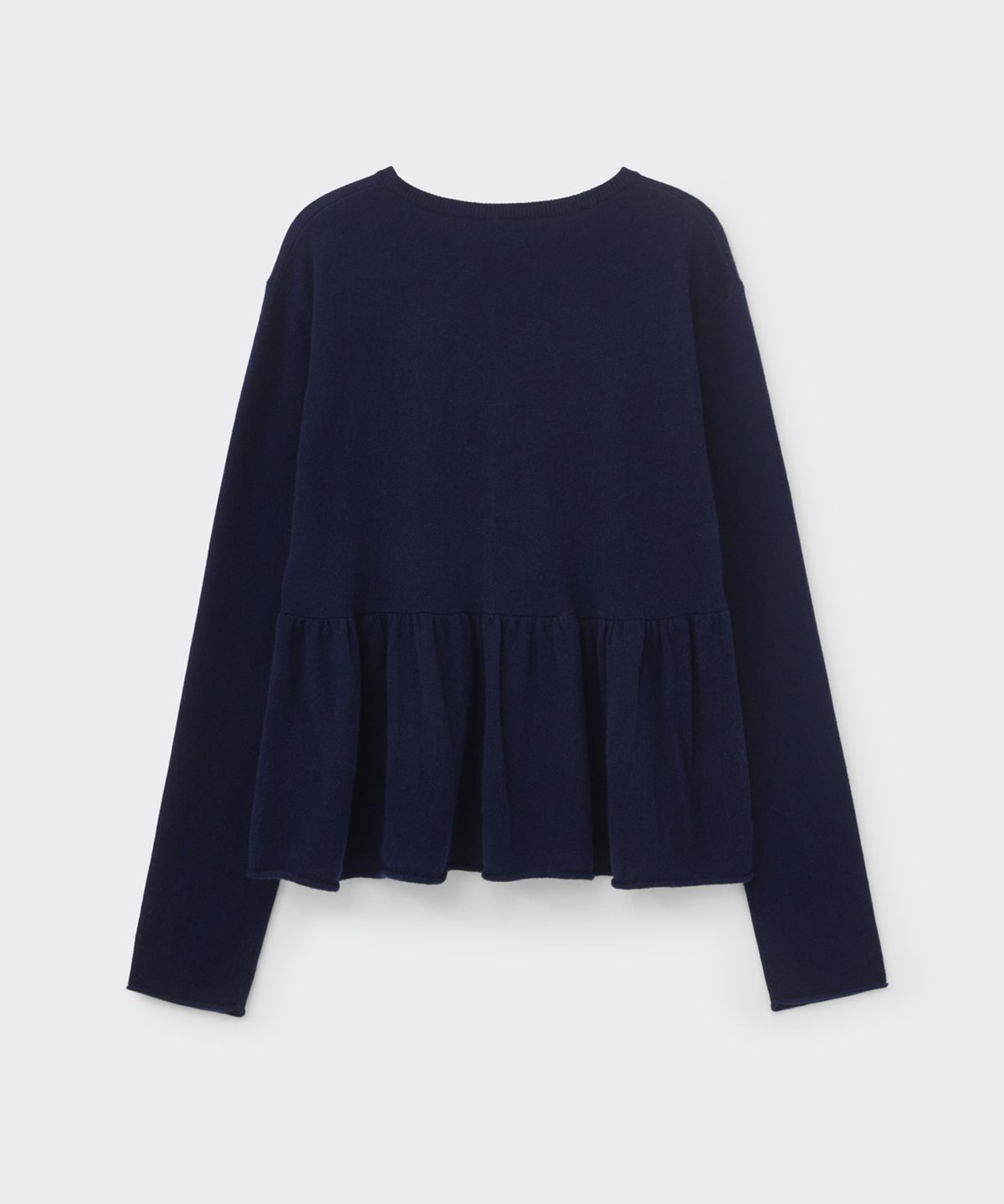 코스모스(COSMOSS) FLARE CASHMERE KNIT (DEEP NAVY)