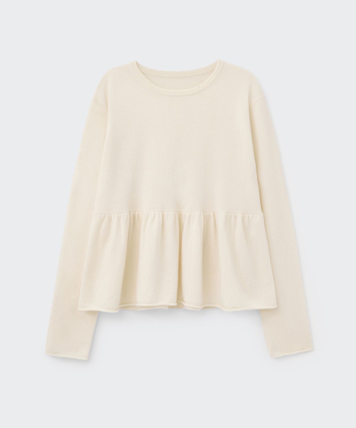 코스모스(COSMOSS) FLARE CASHMERE KNIT (IVORY)