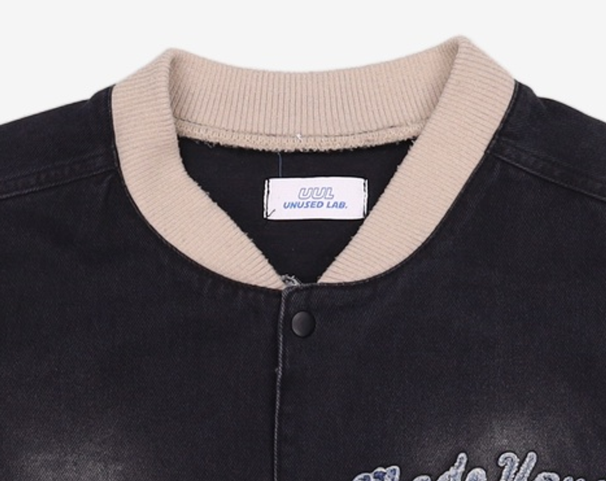 언유즈랩(UNUSEDLAB) 스타디움 재킷