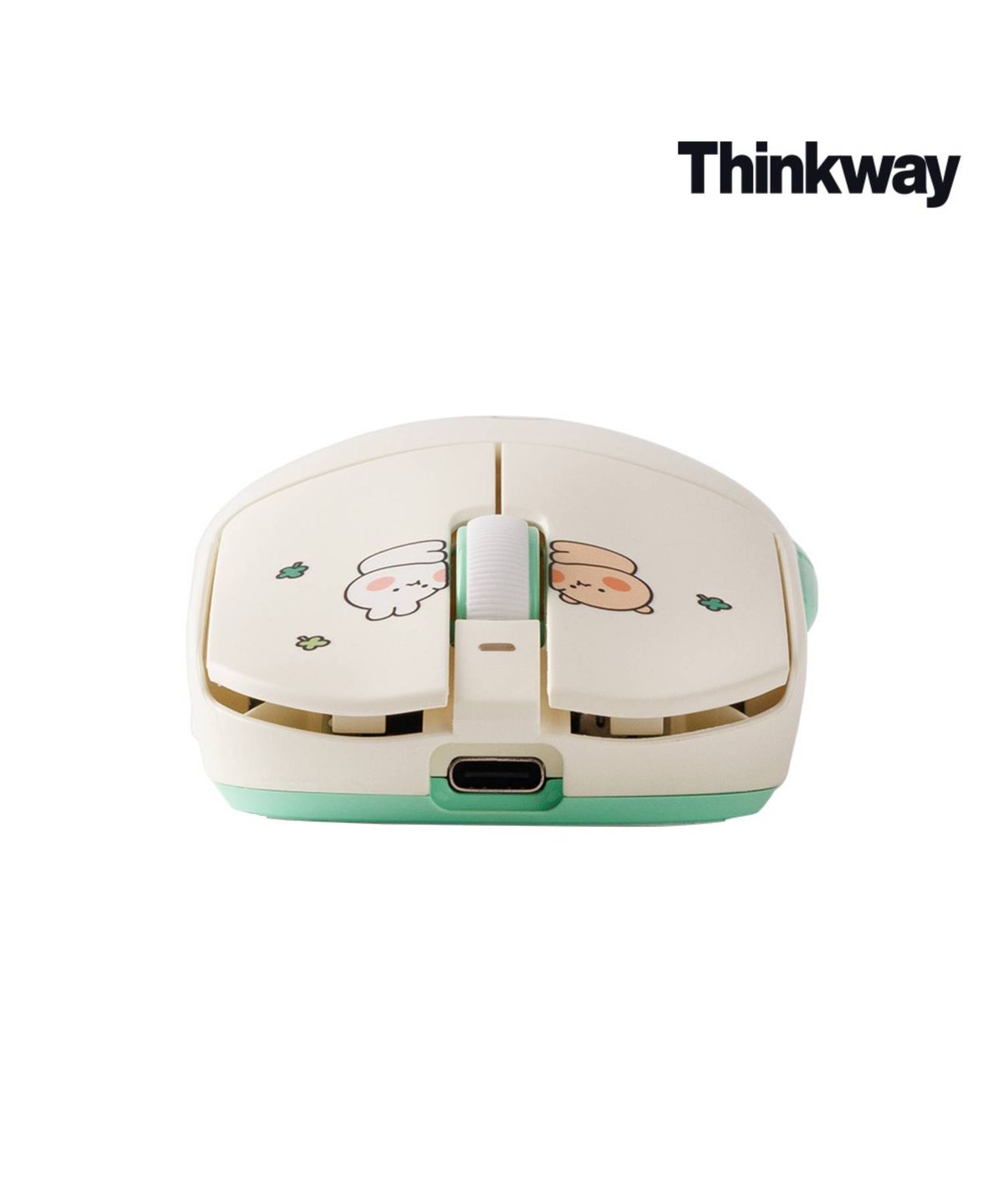 씽크웨이(THINKWAY) 무선 마우스 포타 제로그래비티 곰돌찡 토끼찡 에디션