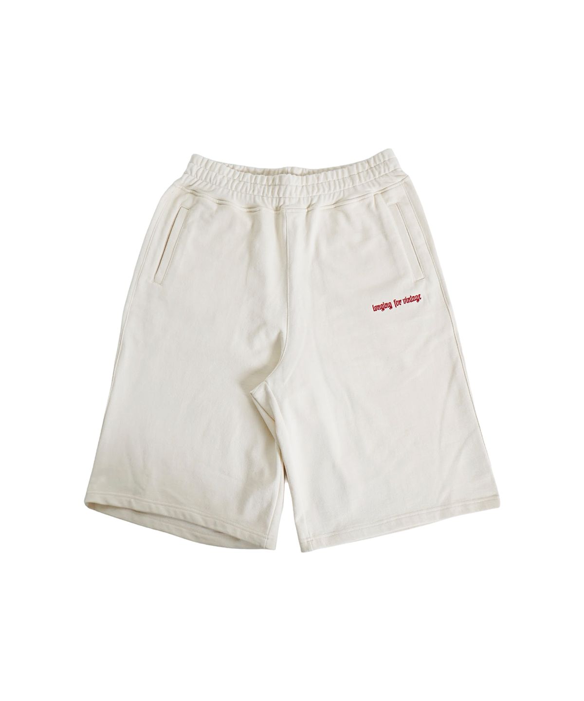 헤테로(HETERO) Extended Sweat Bermuda Pants (Ivory)