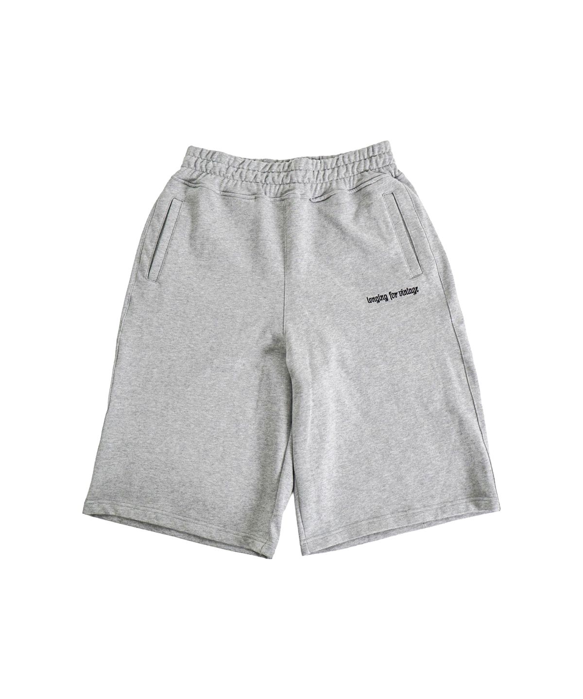 헤테로(HETERO) Extended Sweat Bermuda Pants (Melange Grey)