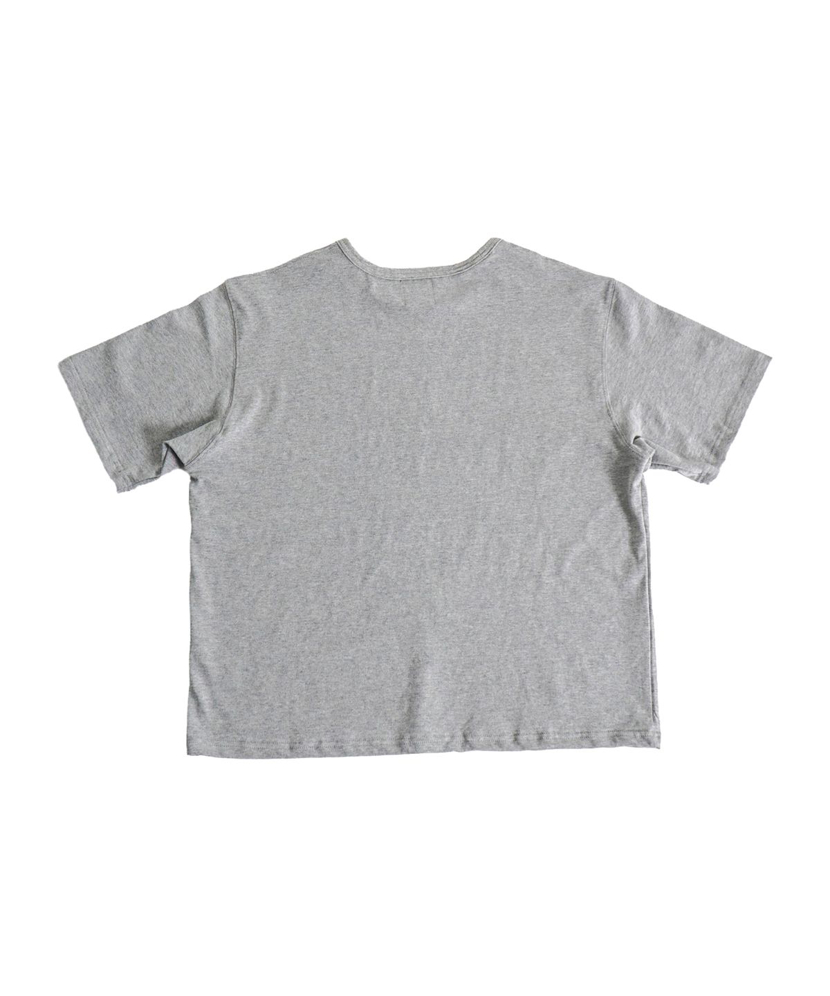 헤테로(HETERO) Hetero Wave Logo Shrunken T-shirt (Melange Grey)