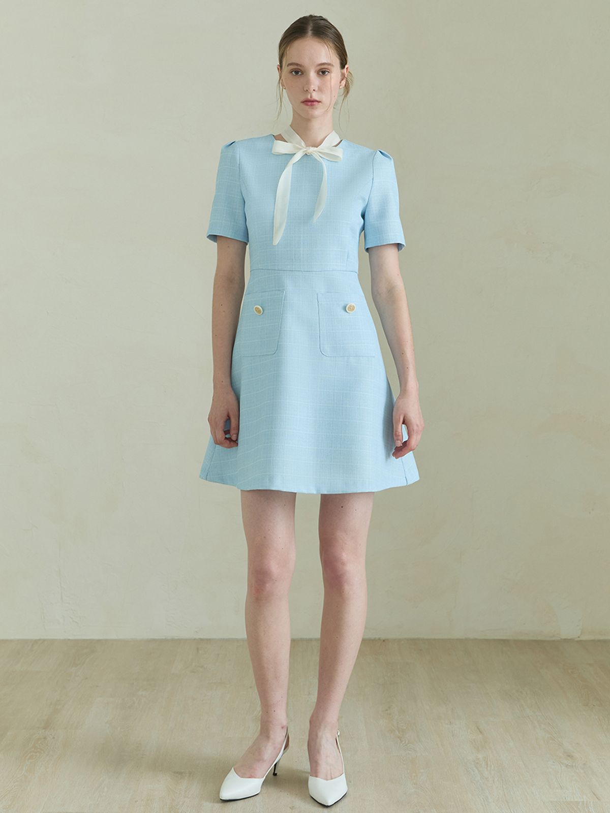 릴리움(LILIUM) [4차 재입고] Sandy Ribbon Tweed OPS