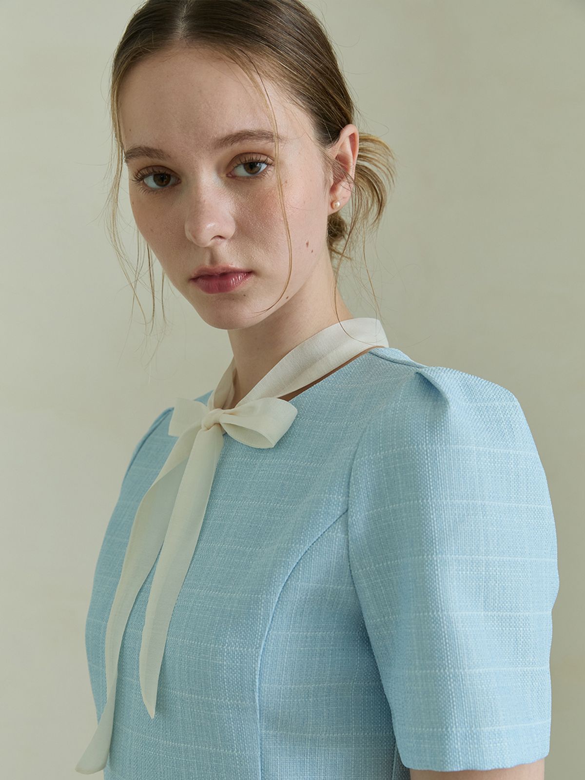 릴리움(LILIUM) [4차 재입고] Sandy Ribbon Tweed OPS