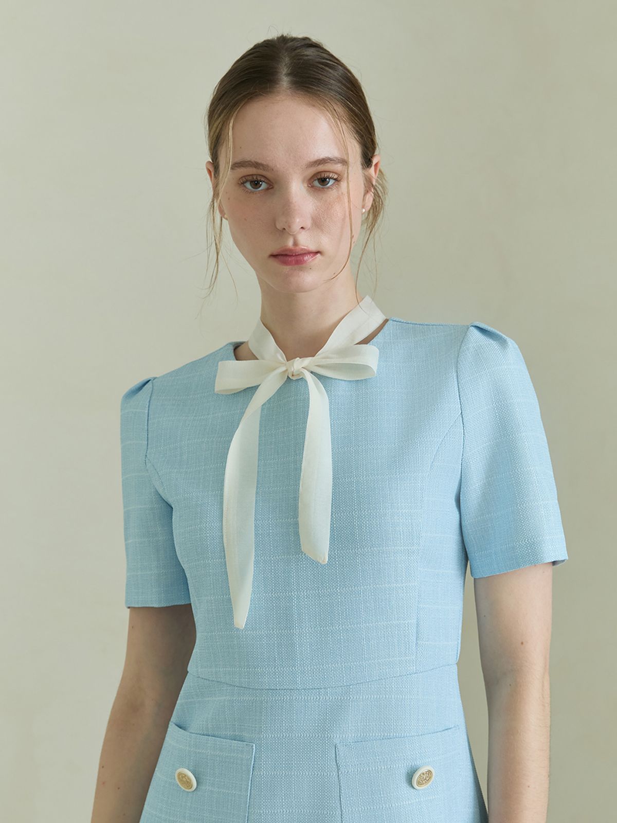 릴리움(LILIUM) [4차 재입고] Sandy Ribbon Tweed OPS