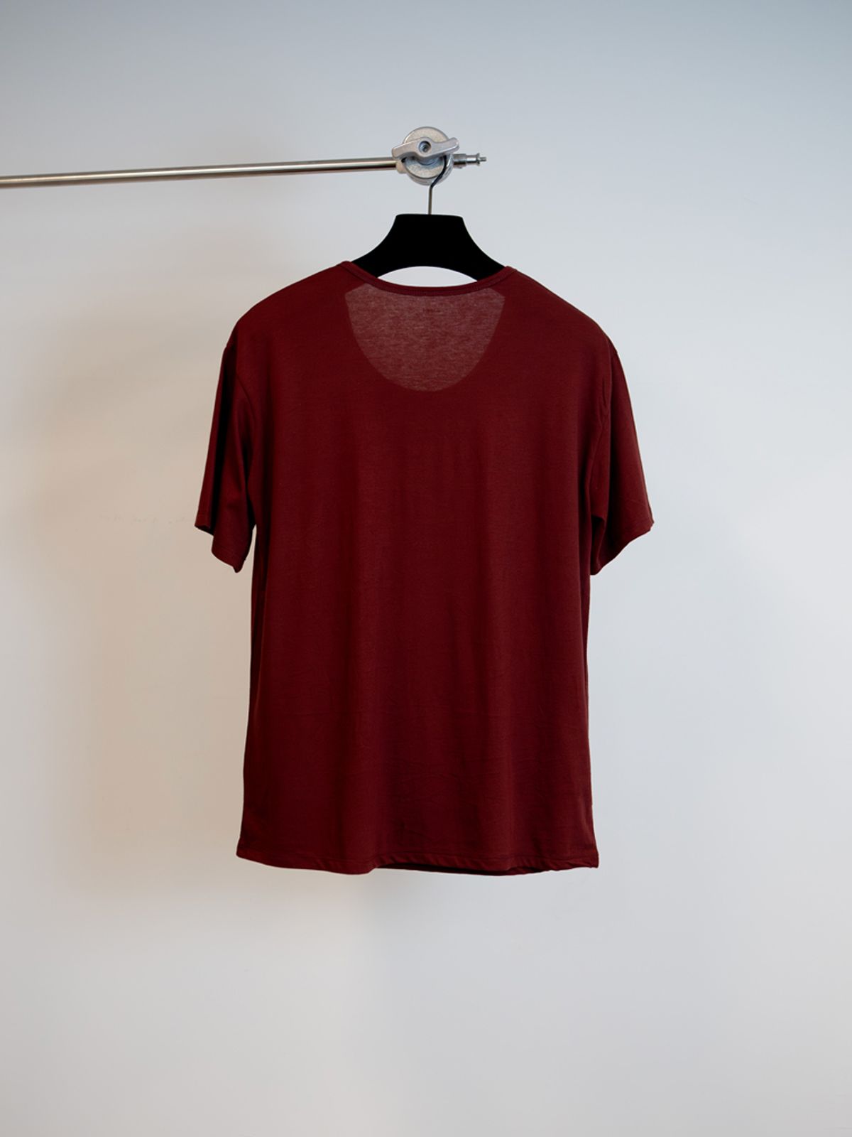고저(GOZER) UNDER HALF T-SHIRT_WINE