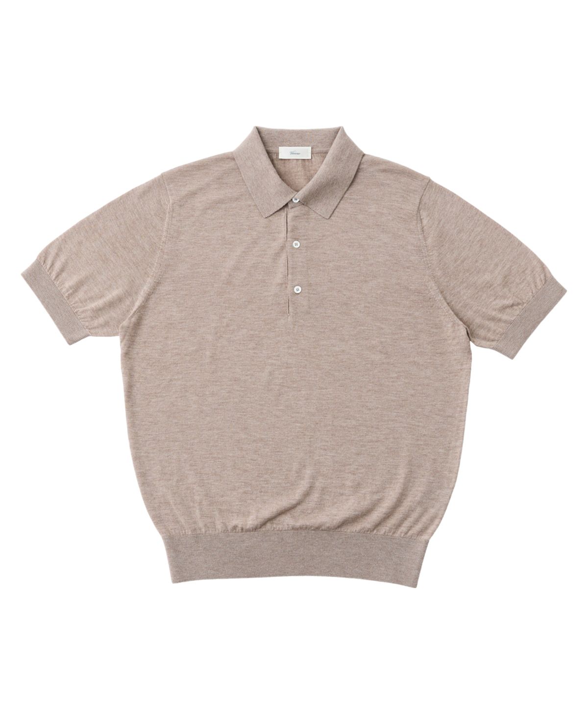 베르노(VERNO) 26SS Cashtouch short sleeve polo knit Beige