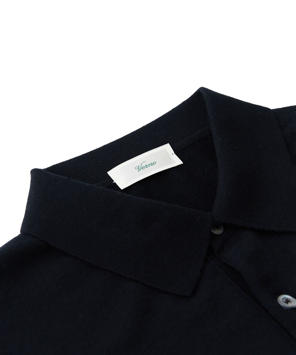 베르노(VERNO) 26SS Cashtouch short sleeve polo knit Black