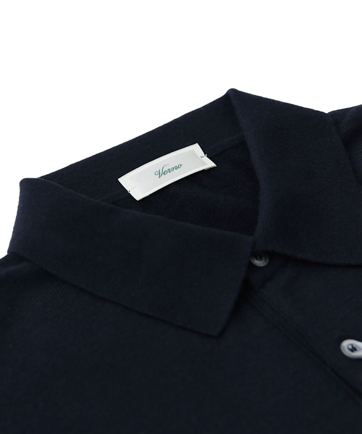 베르노(VERNO) 26SS Cashtouch short sleeve polo knit Dark navy