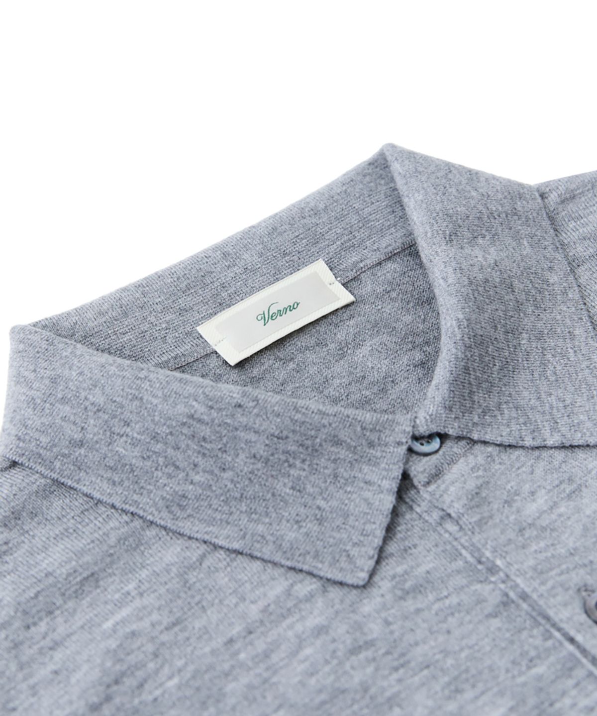 베르노(VERNO) 26SS Cashtouch short sleeve polo knit Grey