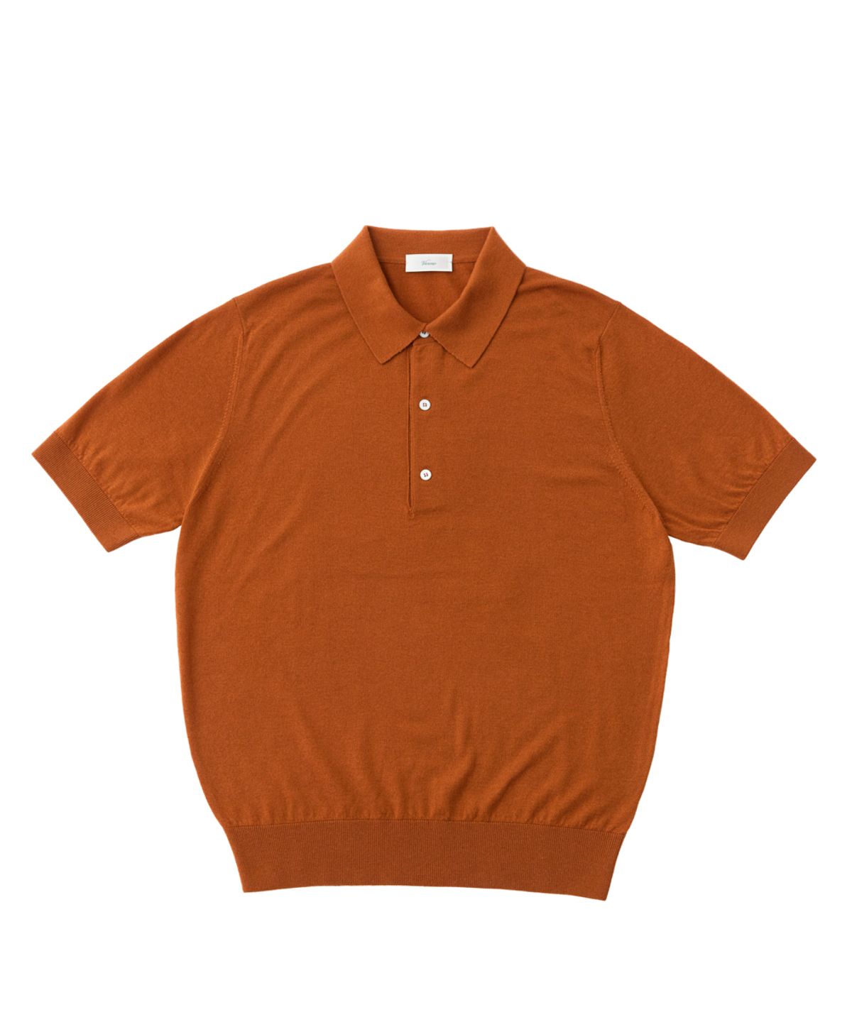 베르노(VERNO) 26SS Cashtouch short sleeve polo knit Orange