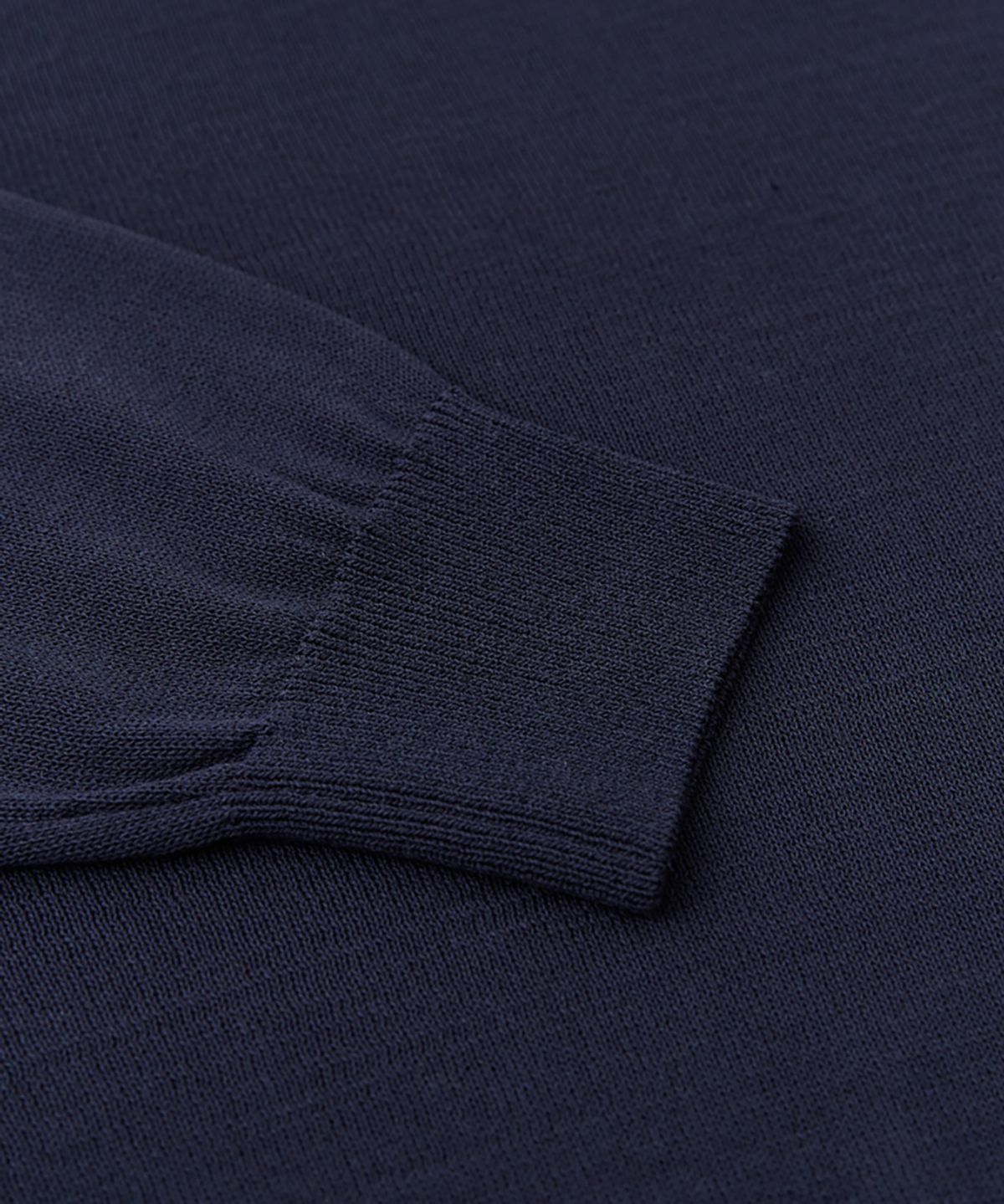 베르노(VERNO) 26SS LL Long sleeve round-neck knit Navy