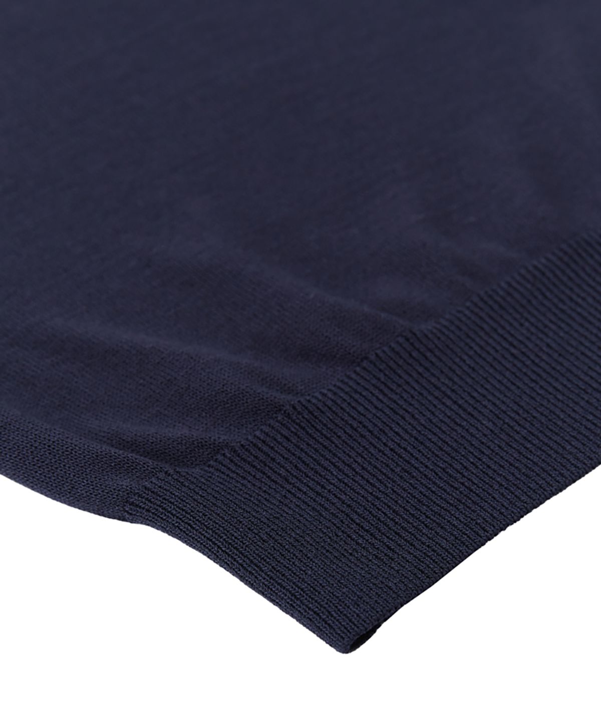 베르노(VERNO) 26SS LL Long sleeve round-neck knit Navy