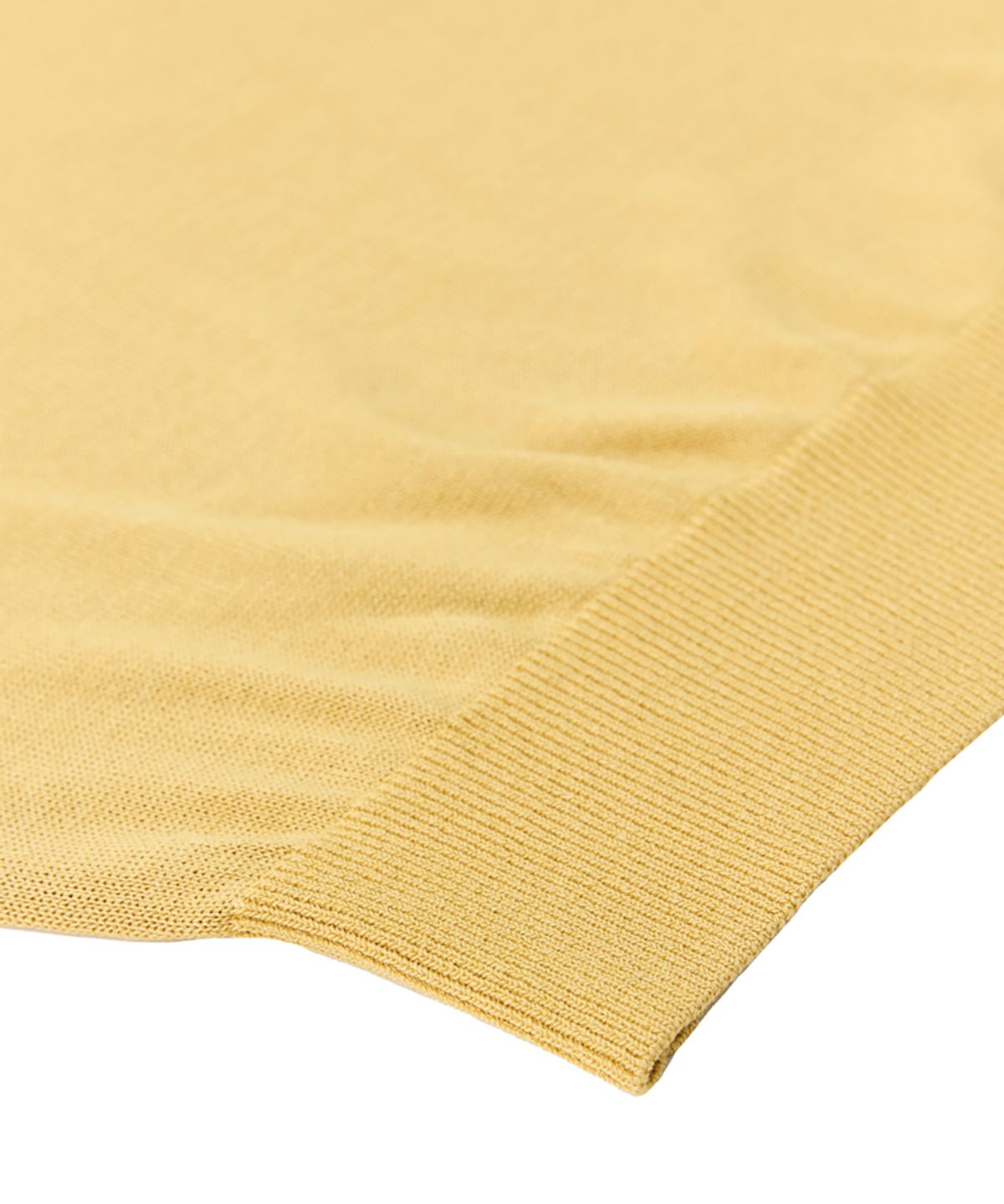 베르노(VERNO) 26SS LL Long sleeve round-neck knit Yellow