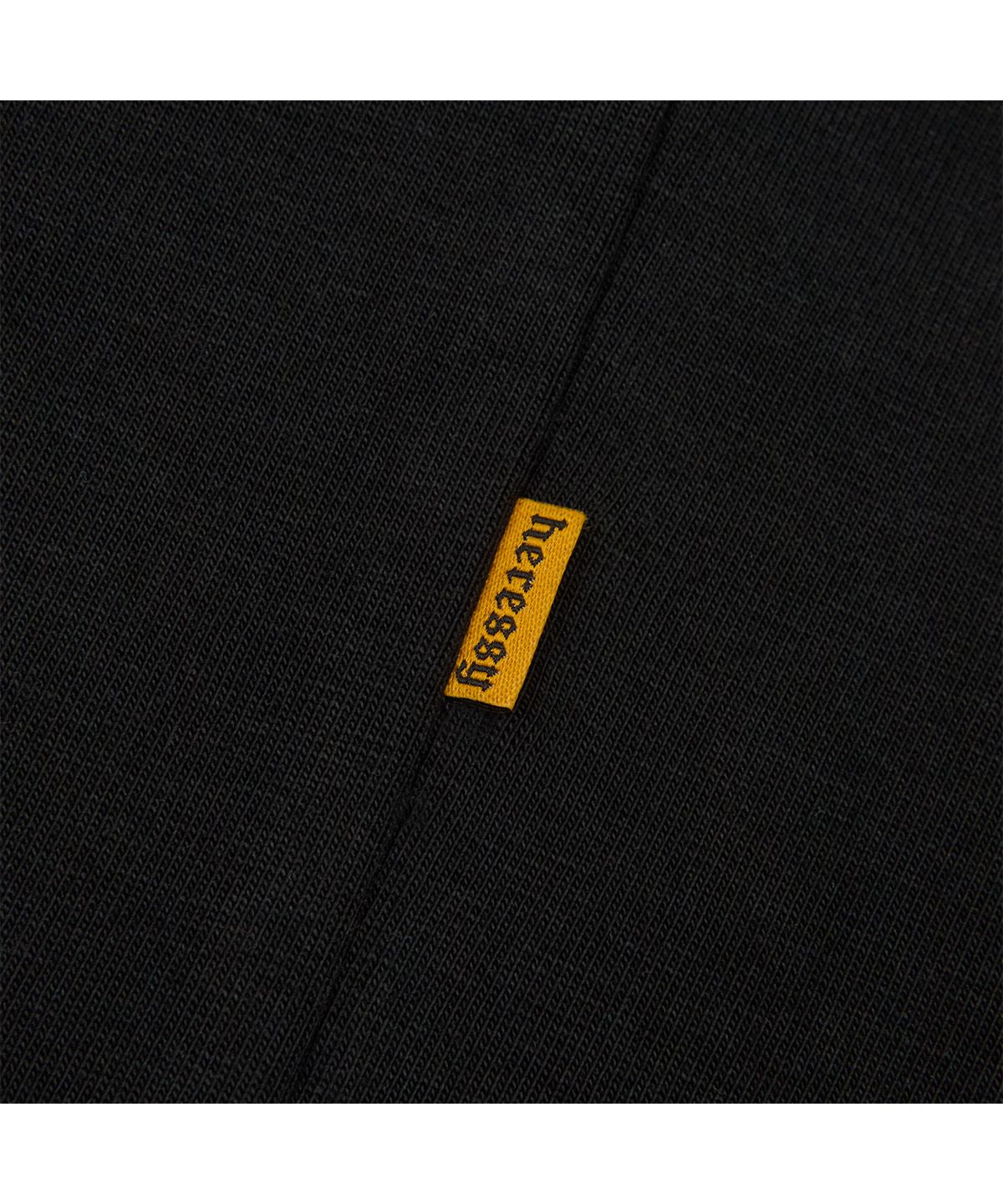 헤레시(HERESSY) 레귤러 크롭반팔티 블랙