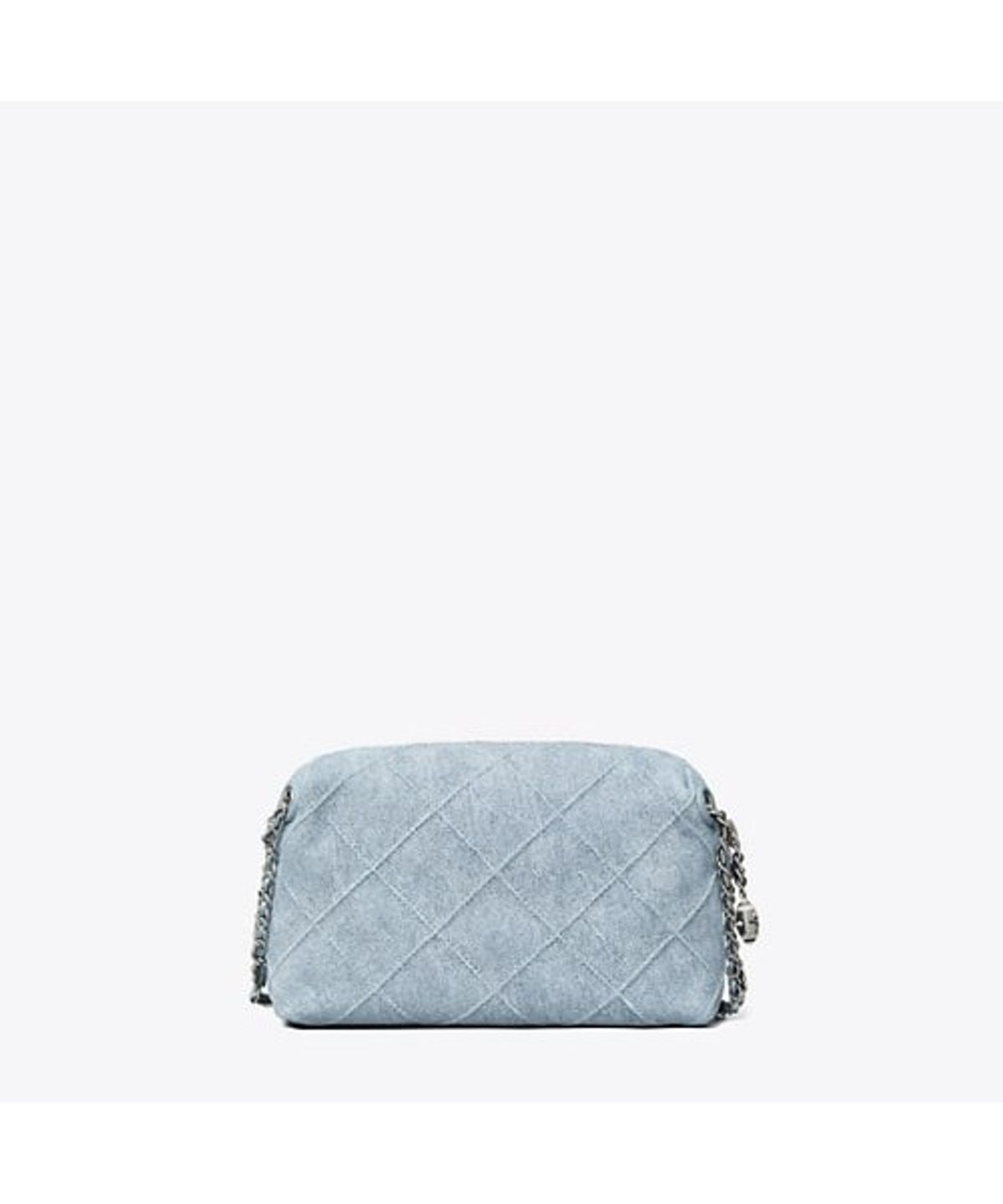 토리버치(TORYBURCH) 플레밍 데님프린트 스웨이드 소프트 크로스바디 백 - 데님