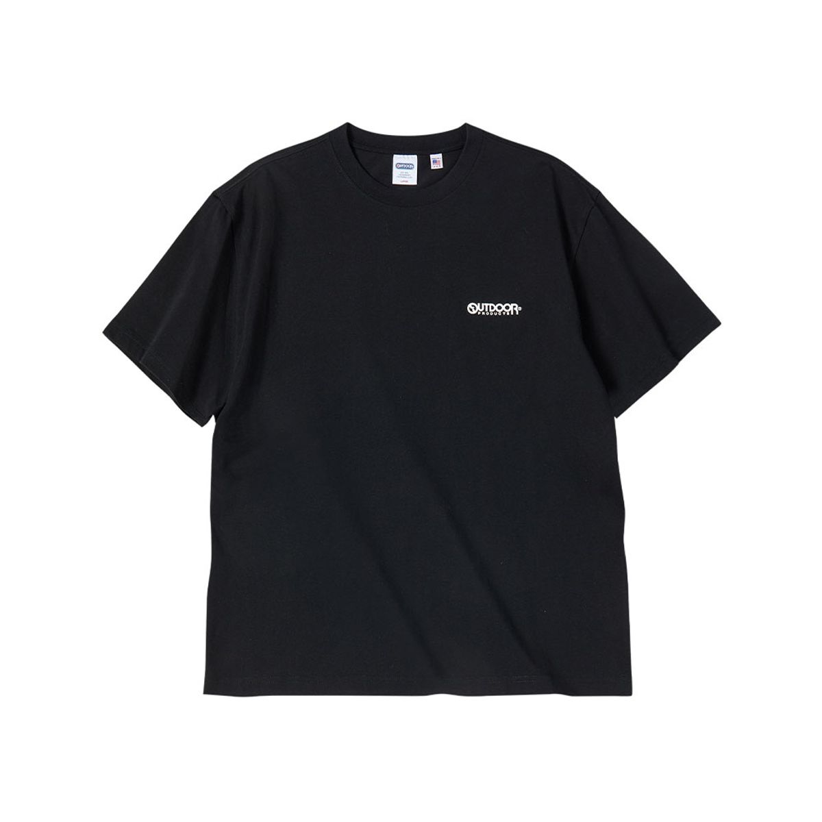 아웃도어 프로덕츠(OUTDOOR PRODUCTS) 모노 스탠다드 로고 티셔츠 (블랙)