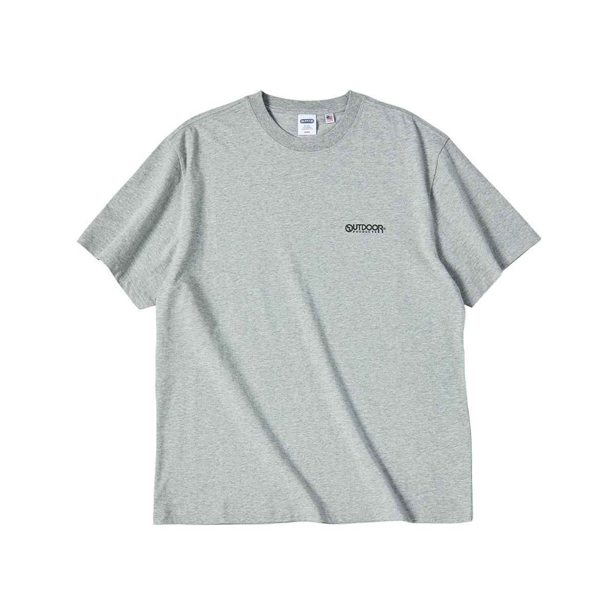 아웃도어 프로덕츠(OUTDOOR PRODUCTS) 모노 스탠다드 로고 티셔츠 (멜란지)