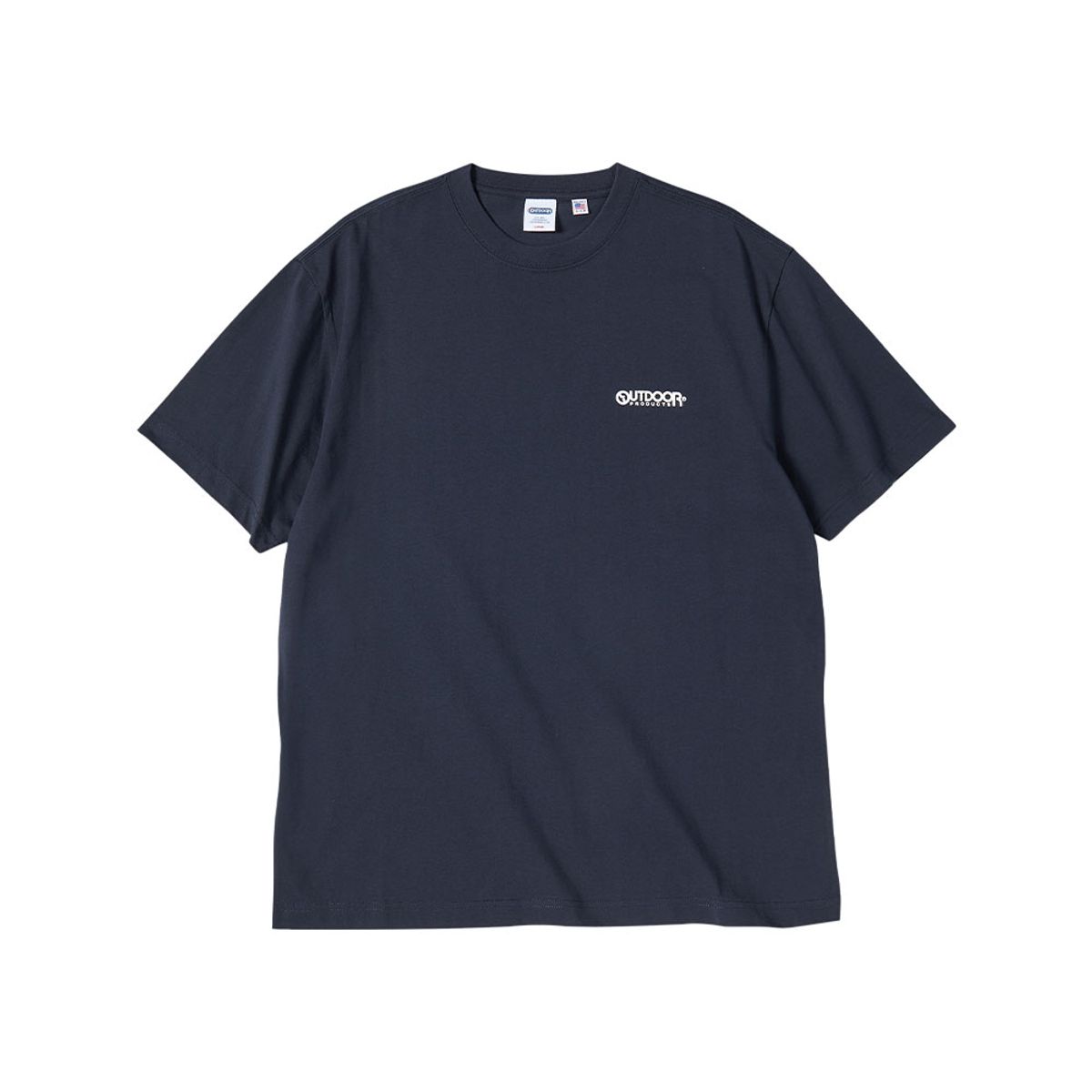 아웃도어 프로덕츠(OUTDOOR PRODUCTS) 모노 스탠다드 로고 티셔츠 (네이비)