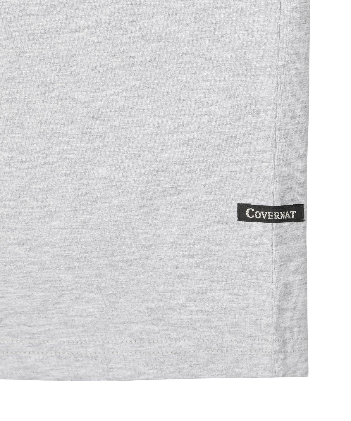 커버낫 키즈(COVERNAT KIDS) 아치로고 티셔츠 커버셋 멜란지 그레이 CK2602SU01BK
