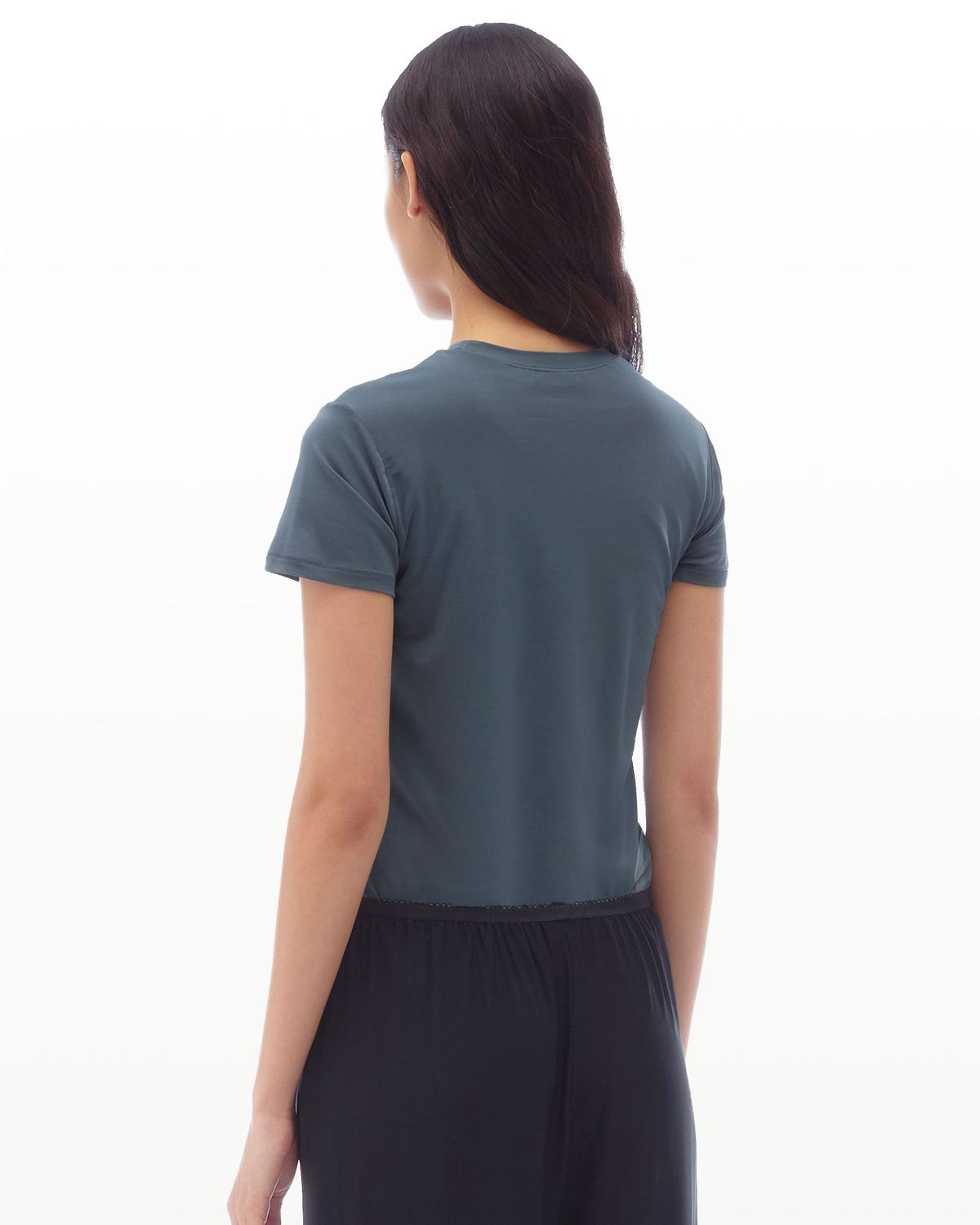 후포(HOOPOE) cool-touch regular fit t-shirts_Celadon Gray