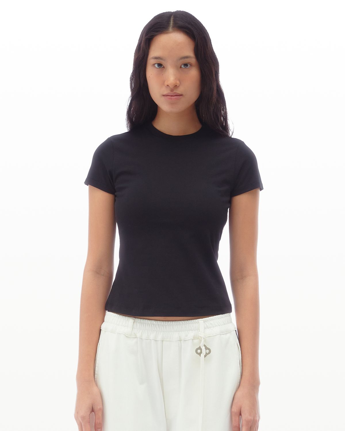 후포(HOOPOE) cool-touch regular fit t-shirts_onyx black