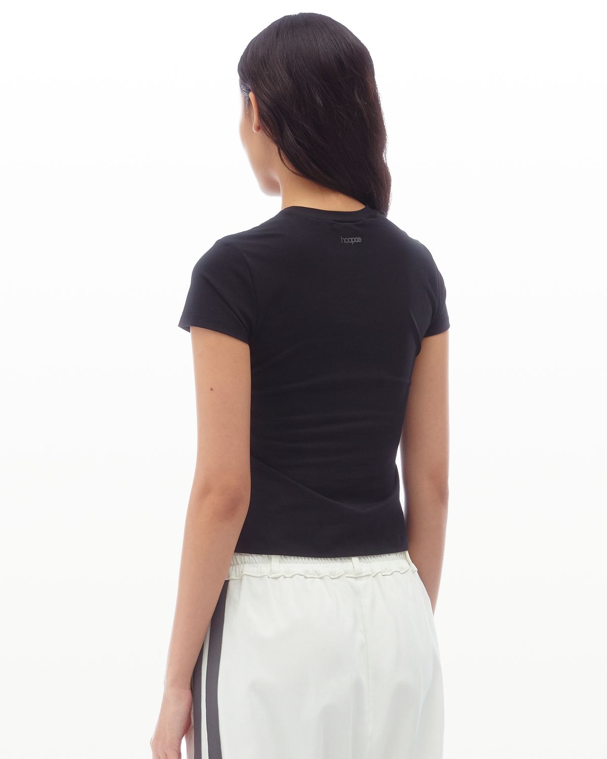 후포(HOOPOE) cool-touch regular fit t-shirts_onyx black