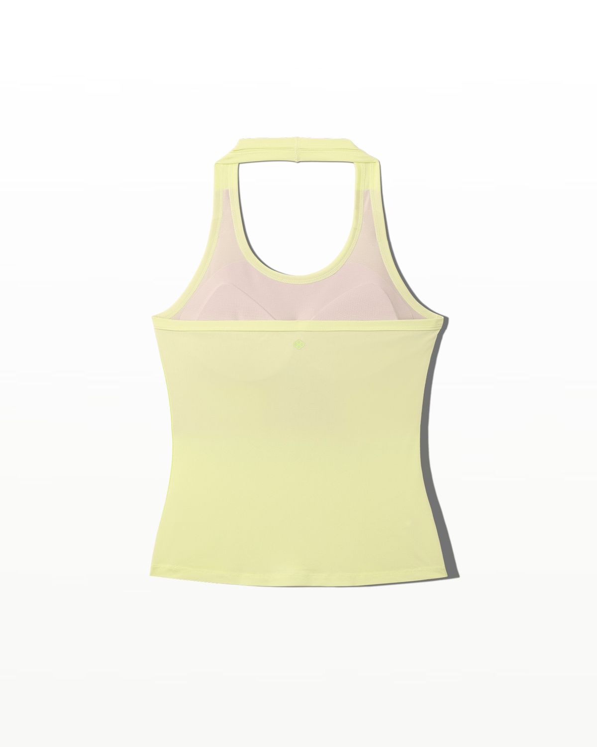 후포(HOOPOE) backless halterneck viscos top_Pear Yellow