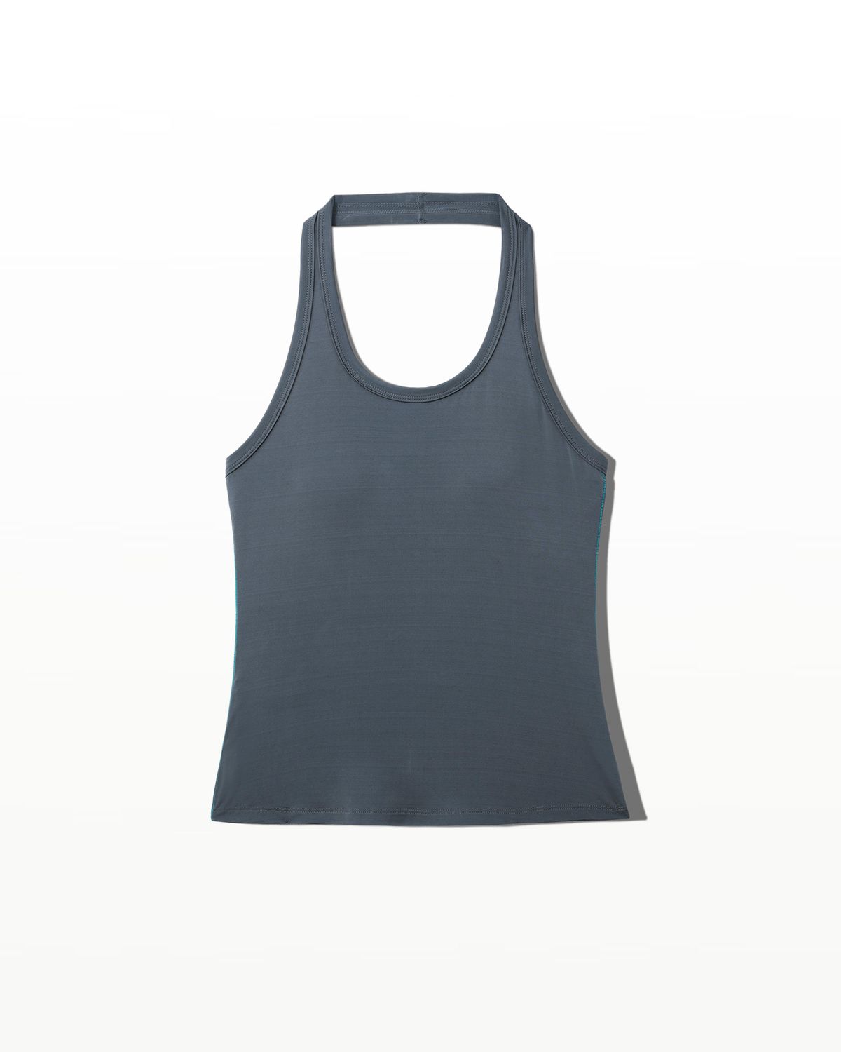 후포(HOOPOE) backless halterneck viscos top_celadon gray