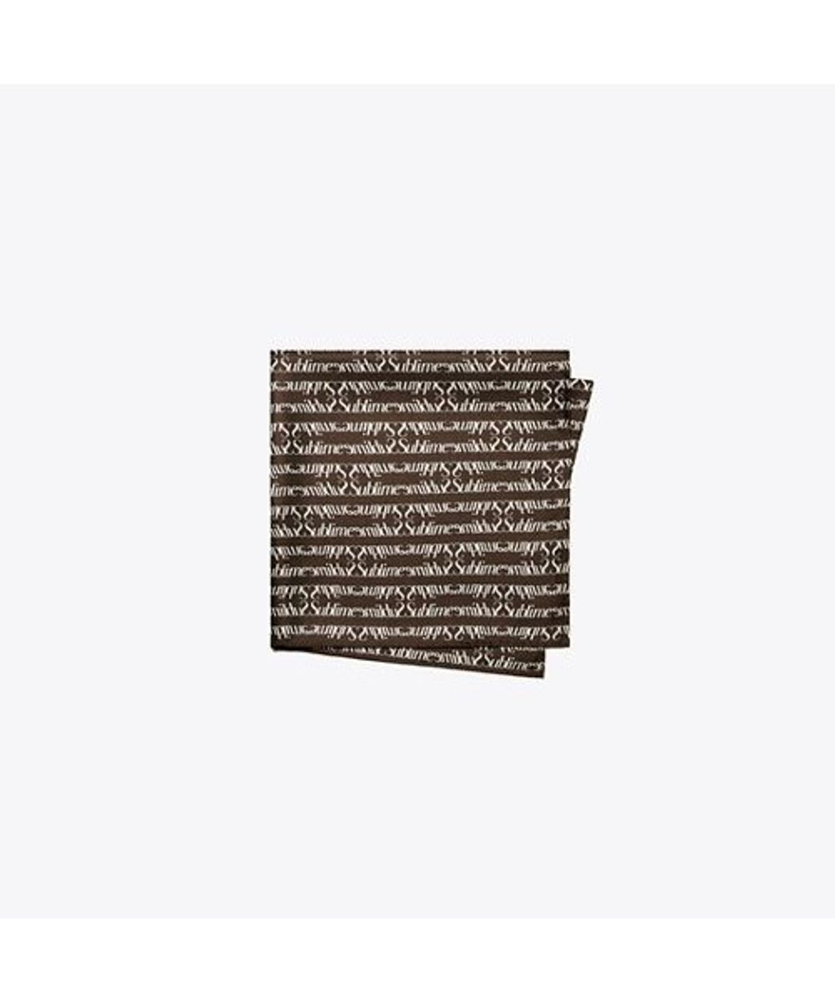 토리버치(TORYBURCH) 티 모노그램 서브라임 네커치프 - 초콜릿 브라운