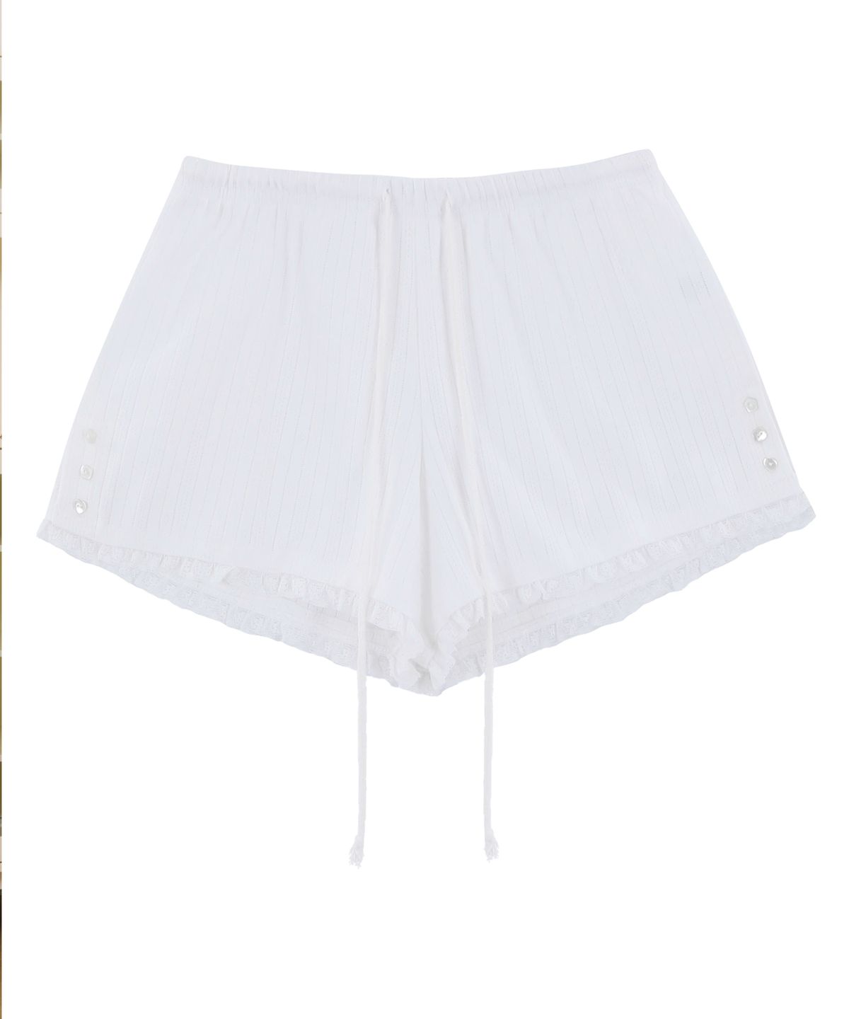 로잔느(ROSEANNE) Sweet Dreams Lace Shorts (White)