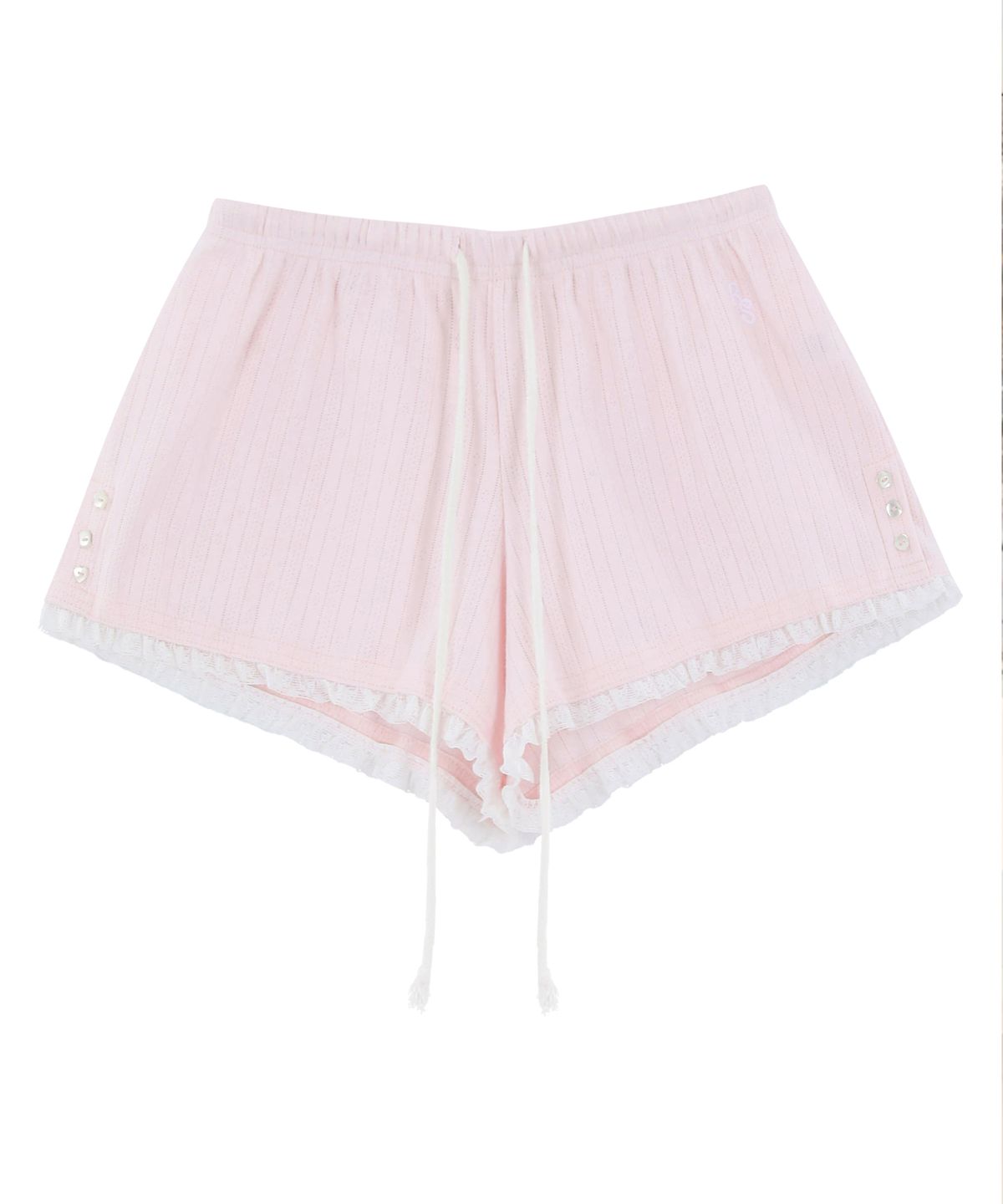 로잔느(ROSEANNE) Sweet Dreams Lace Shorts (Pink)