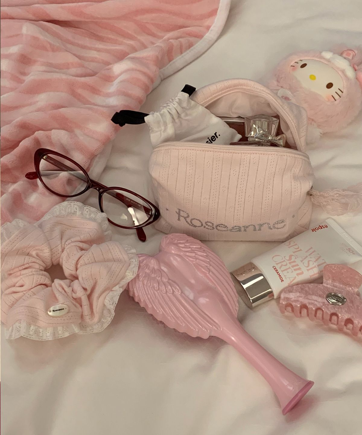 로잔느(ROSEANNE) Sweet Dreams Scrunchie (Pink)