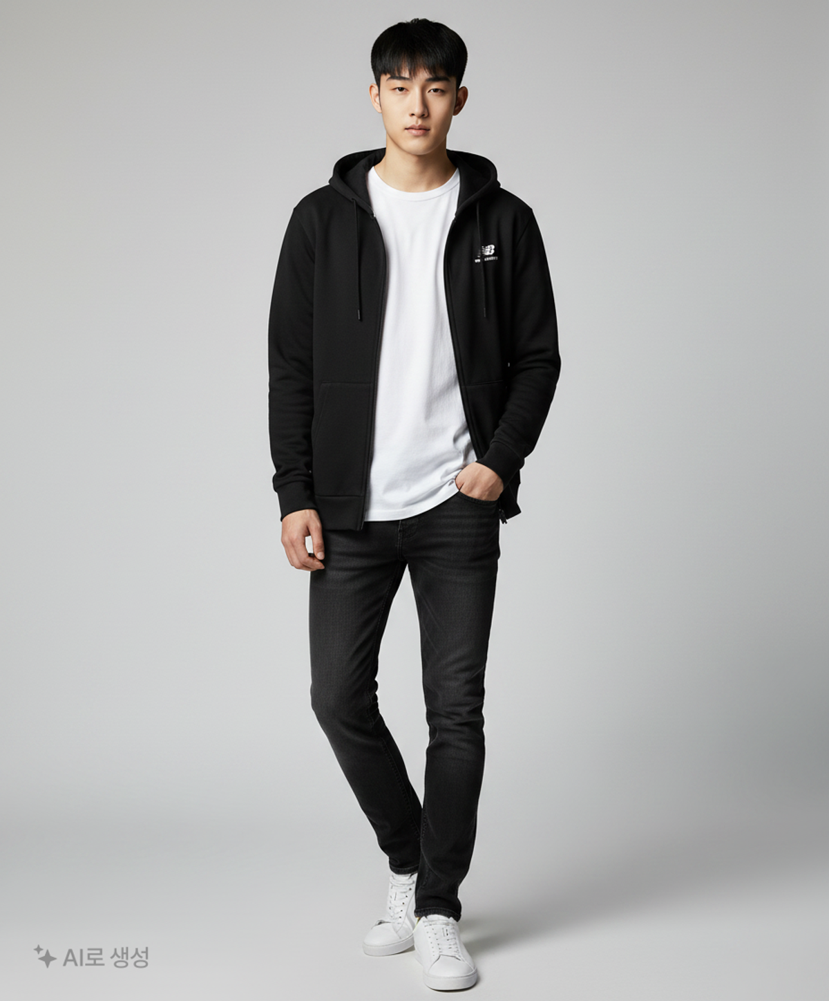 뉴발란스(NEW BALANCE) 후드 집업 110