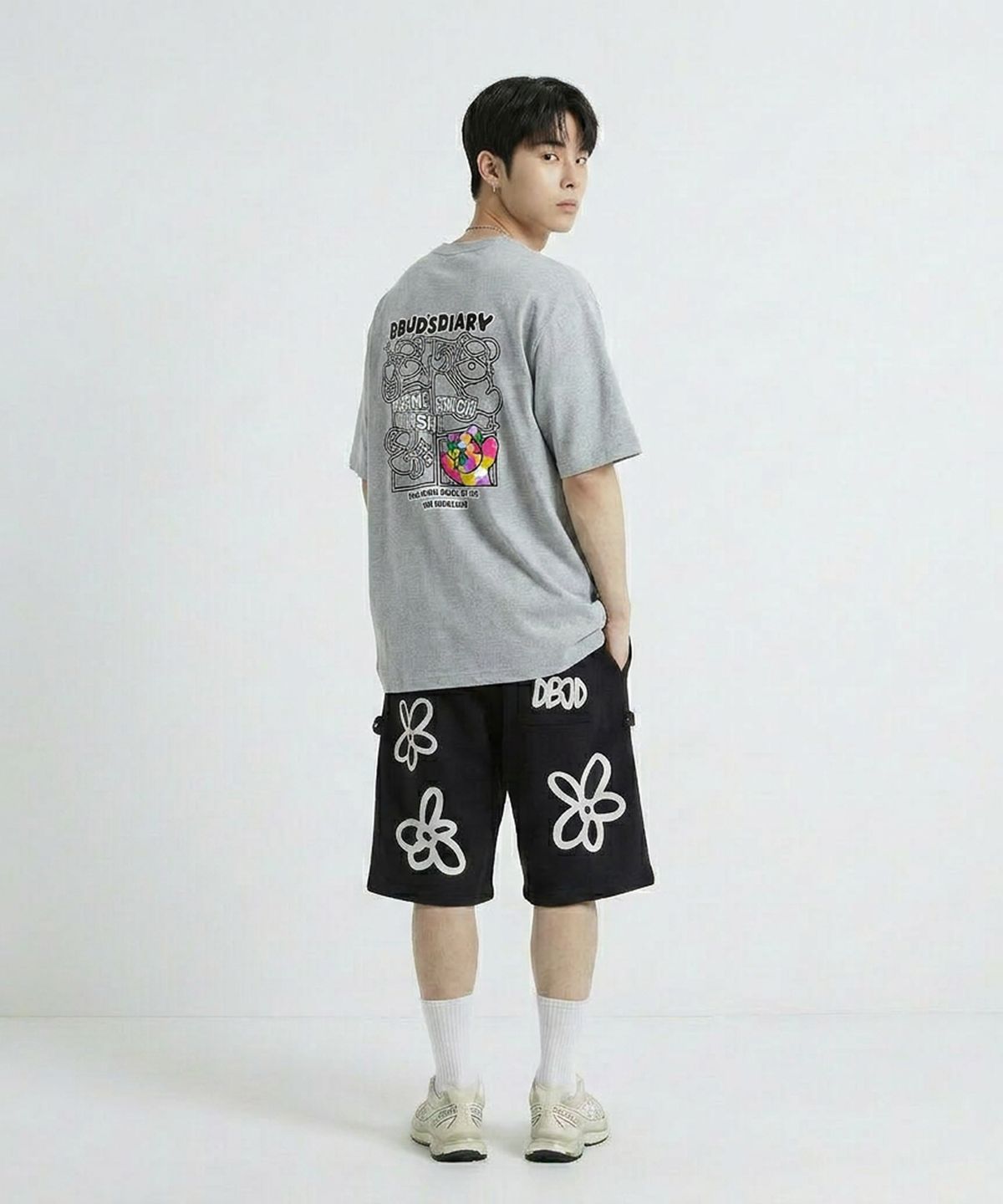 더블제이디(DOUBLE JD) 다이어리 덥제 반팔 티셔츠